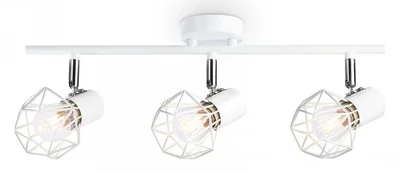 Накладной светильник TR8631/3 WH/CH белый/хром E27*3 max 40W 460*91*175