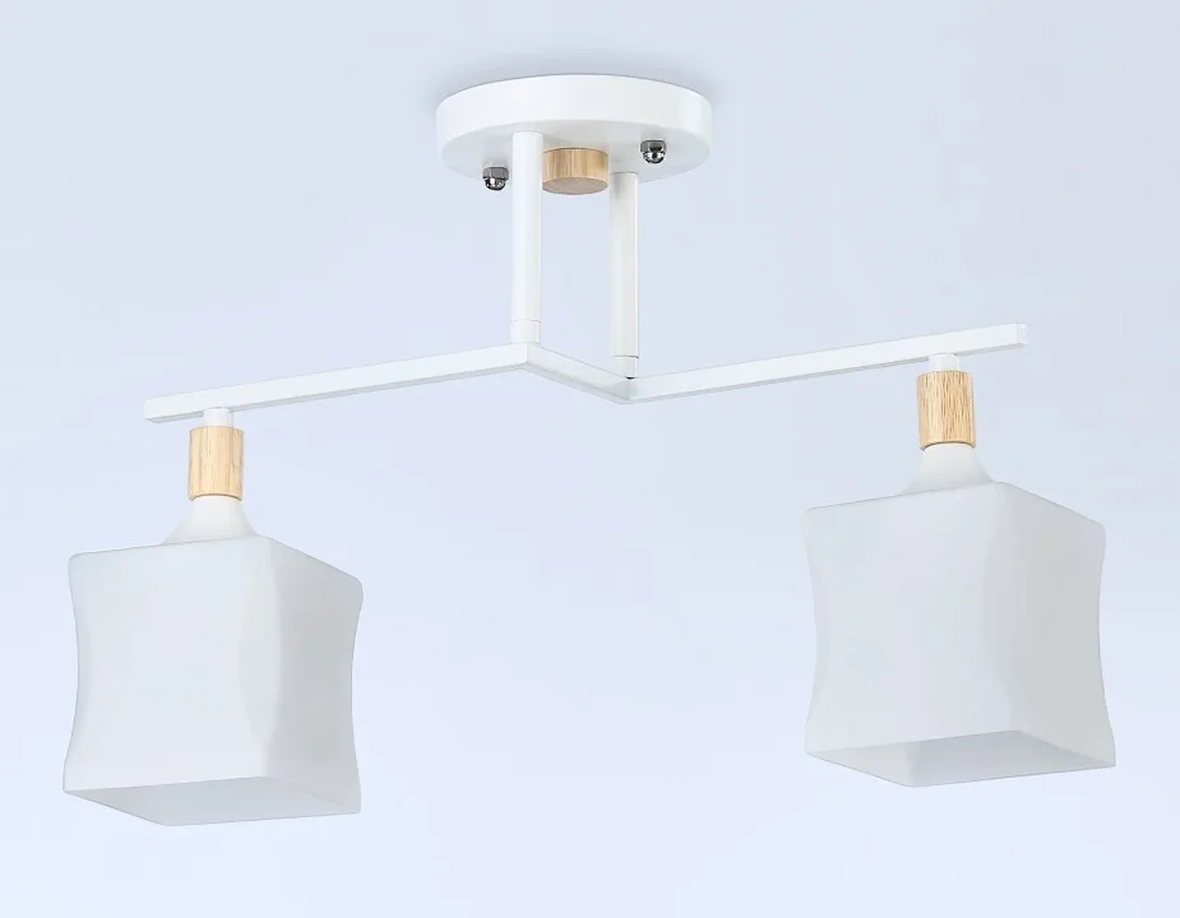 Светильник подвесной TR9484/2 WH/FR белый/белый матовый E27/2 max 40W 405*175*280