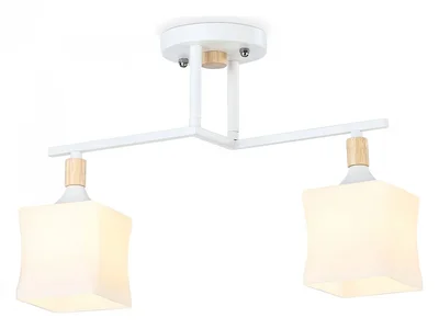 Светильник подвесной TR9484/2 WH/FR белый/белый матовый E27/2 max 40W 405*175*280