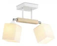 Подвесной светильник TR9511/2 WH/CH/FR белый/хром/белый матовый E27*2 max 40W 517*100*246