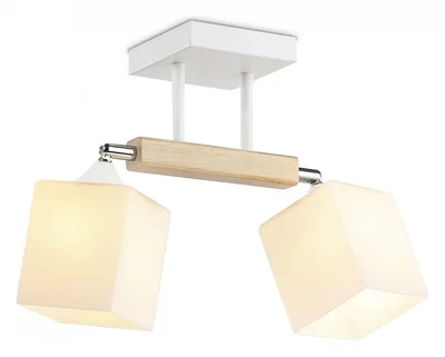 Подвесной светильник TR9511/2 WH/CH/FR белый/хром/белый матовый E27*2 max 40W 517*100*246