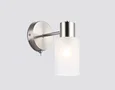 Настенный светильник с выключателем E14*1, TR9578 SN сатин E14 max 40W 175*100*195