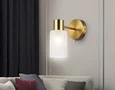 Настенный светильник с выключателем E14*1, TR9586 BS латунь E14 max 40W 175*100*195