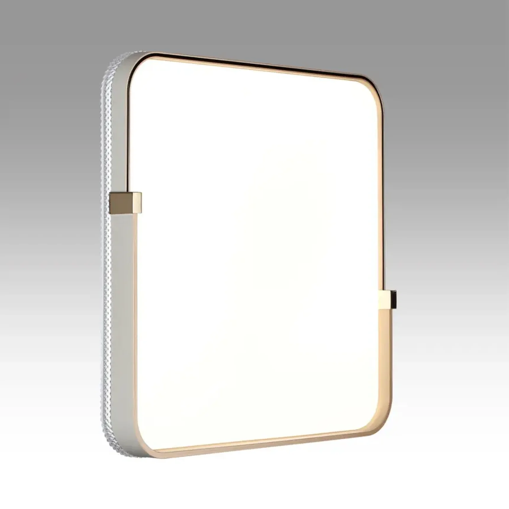 7680/EL PALE SN 140 Светильник пластик/золотой LED 70Вт 3000-6000К 490х485 IP43 пульт ДУ OLIDI WHITE