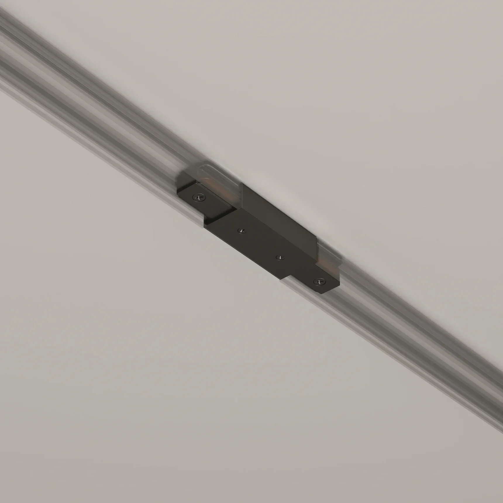 Прямой коннектор питания с вводом питания Unity черный, TRA001CB-11B