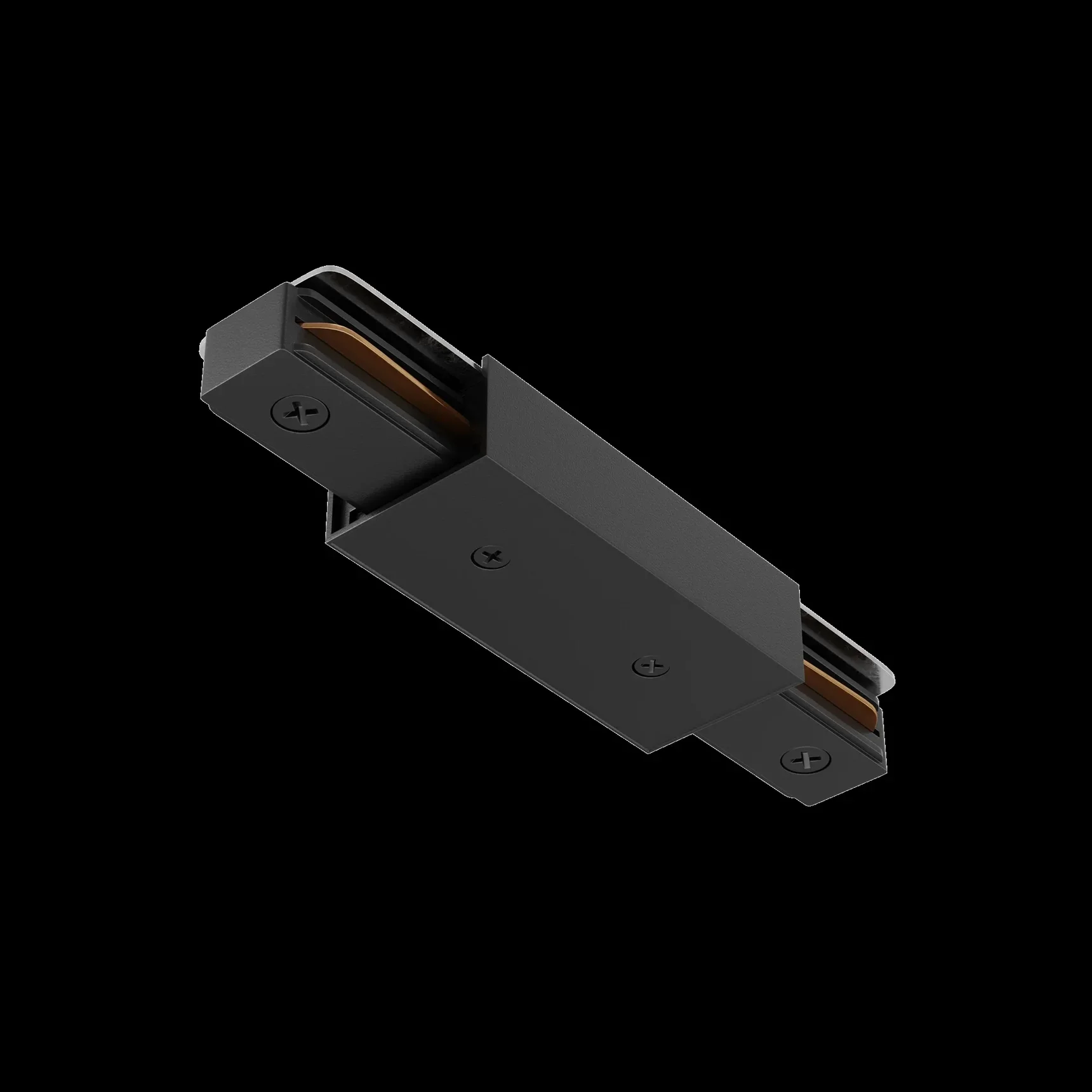 Прямой коннектор питания с вводом питания Unity черный, TRA001CB-11B