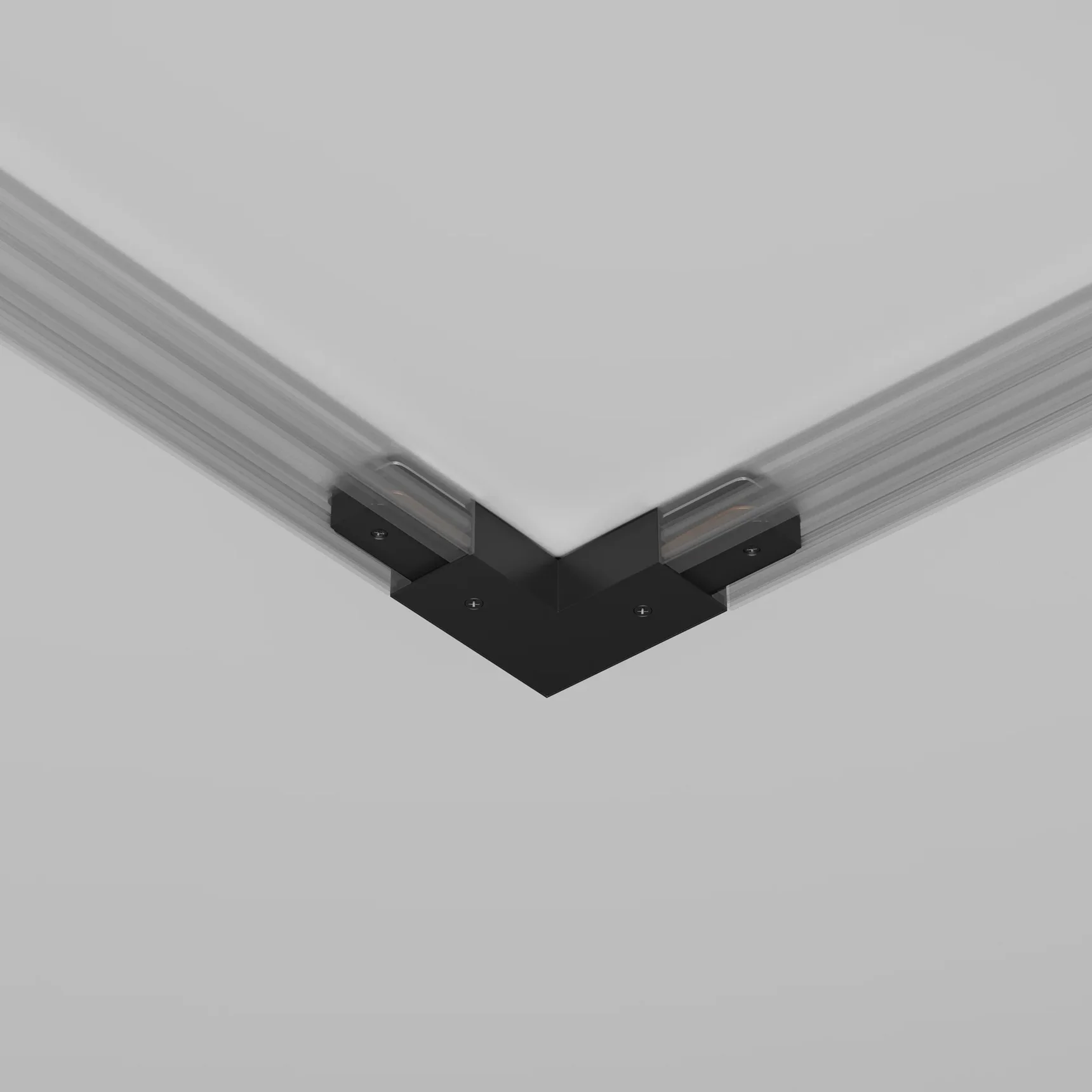 Угловой коннектор питания с вводом питания Unity черный, TRA001CLB-11B