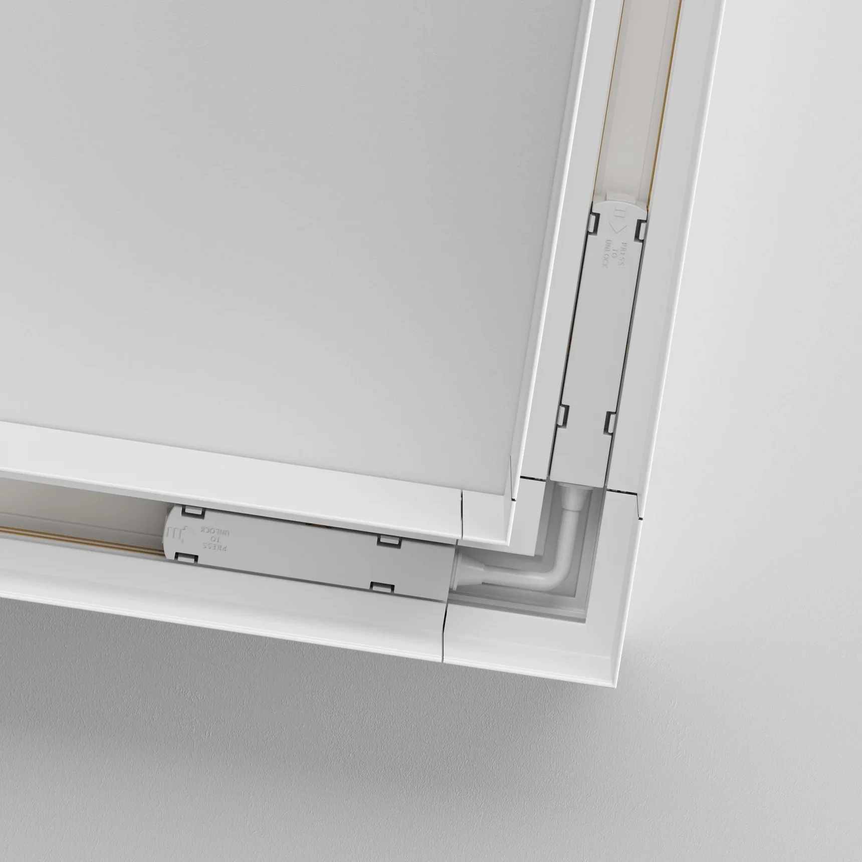 Угловой коннектор S35 накладной белый, TRA004CL-21W