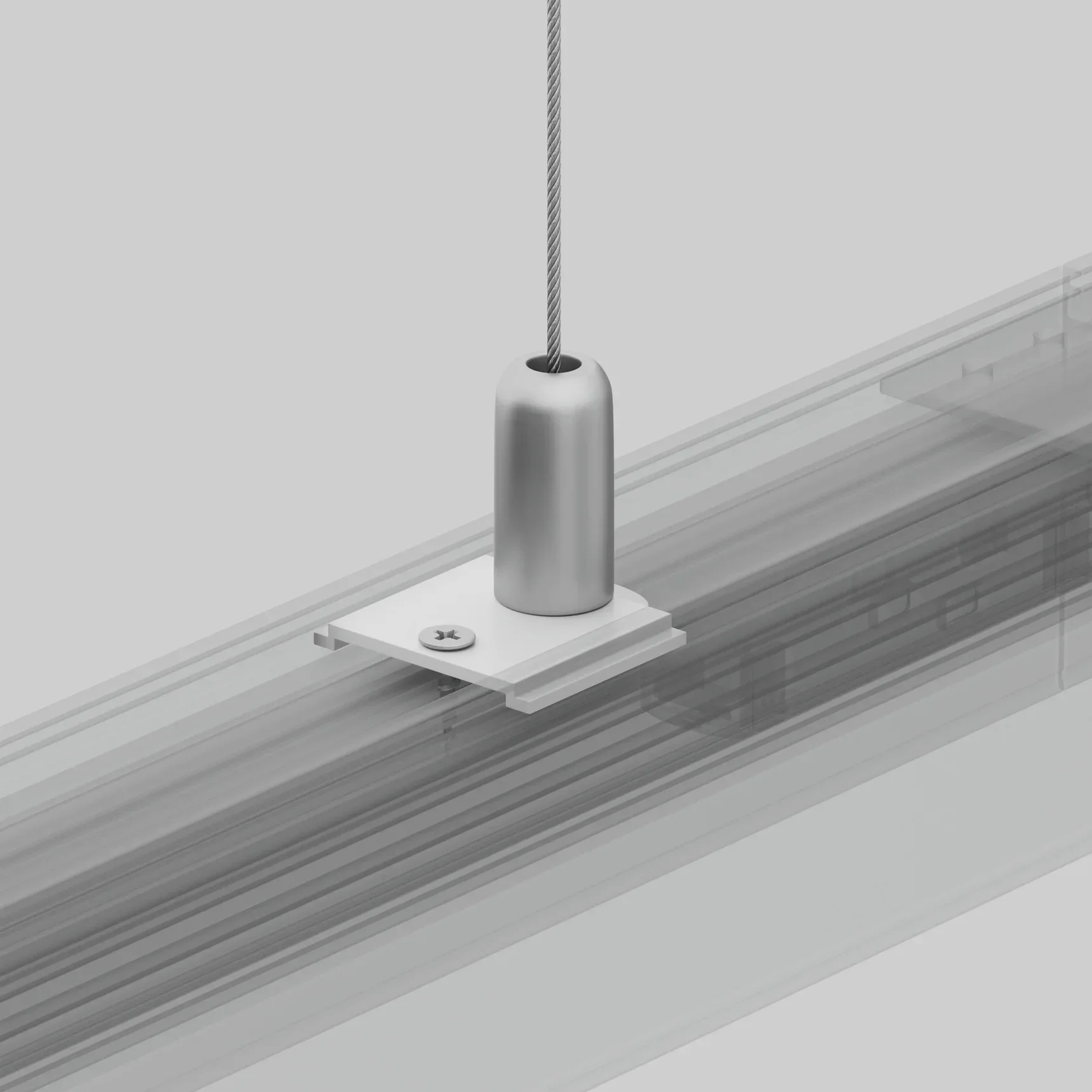 Крепление для троса 1шт Gravity белый, TRA004HP-21W