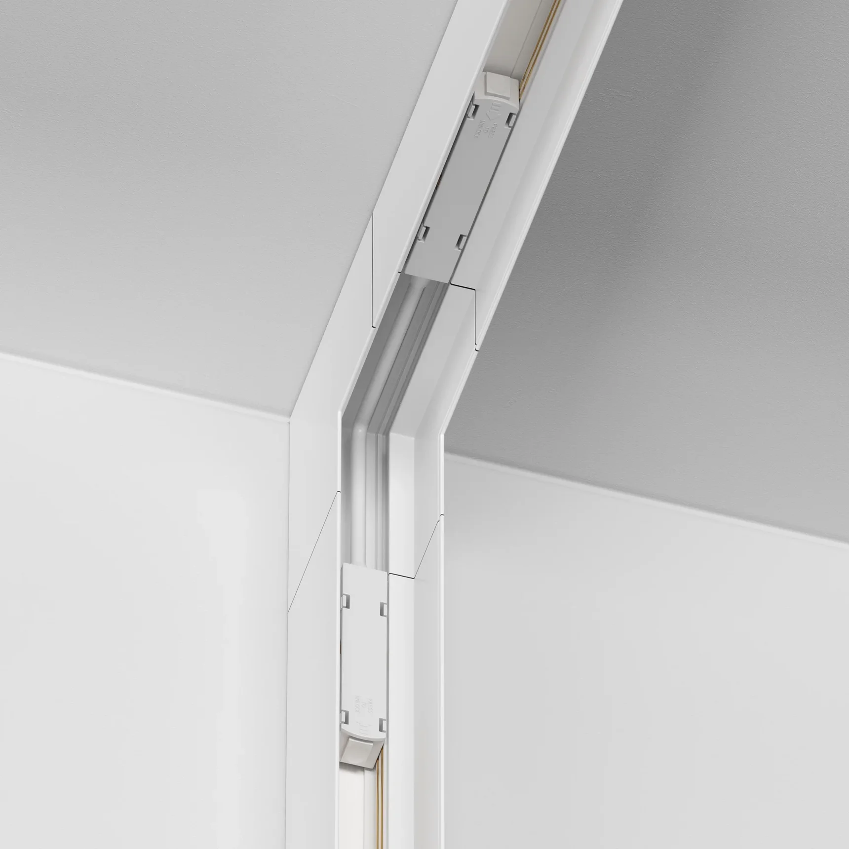 Угловой коннектор внутренний S35 накладной белый, TRA004ICL-21W