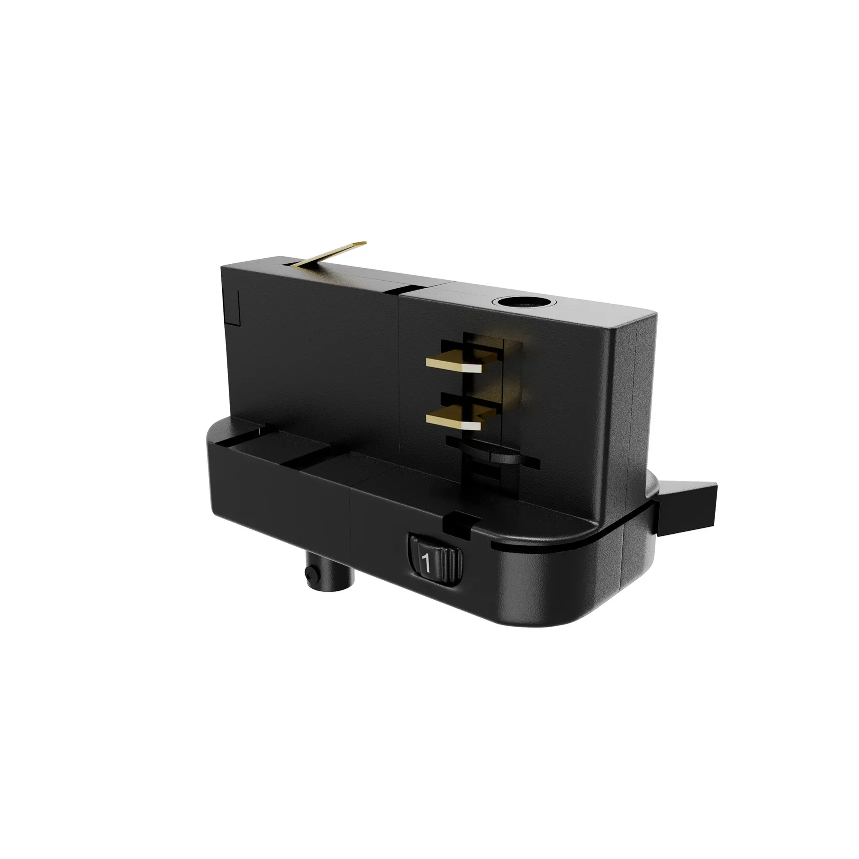 Коннектор для подвесного светильника Trinity TRA005-3-A-B, черный, TRA005-3-A-B