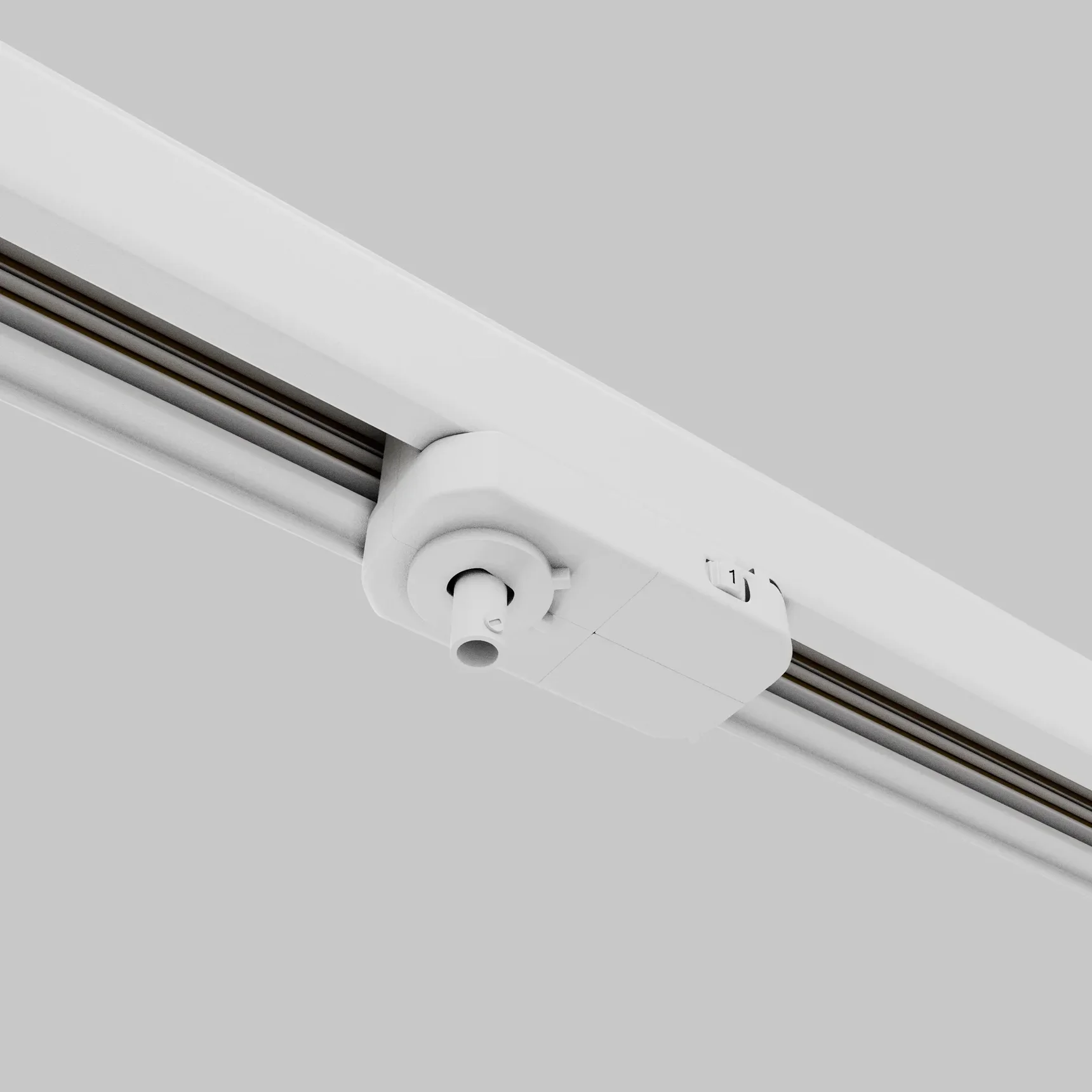 Коннектор для подвесного светильника Trinity TRA005-3-A-W, белый, TRA005-3-A-W