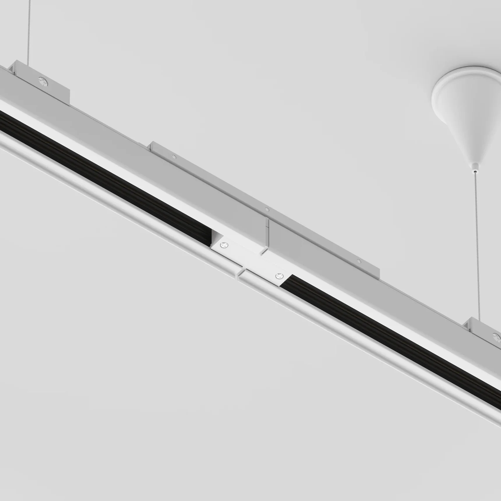 Коннектор прямой внутренний Trinity белый, TRA005CI-31W