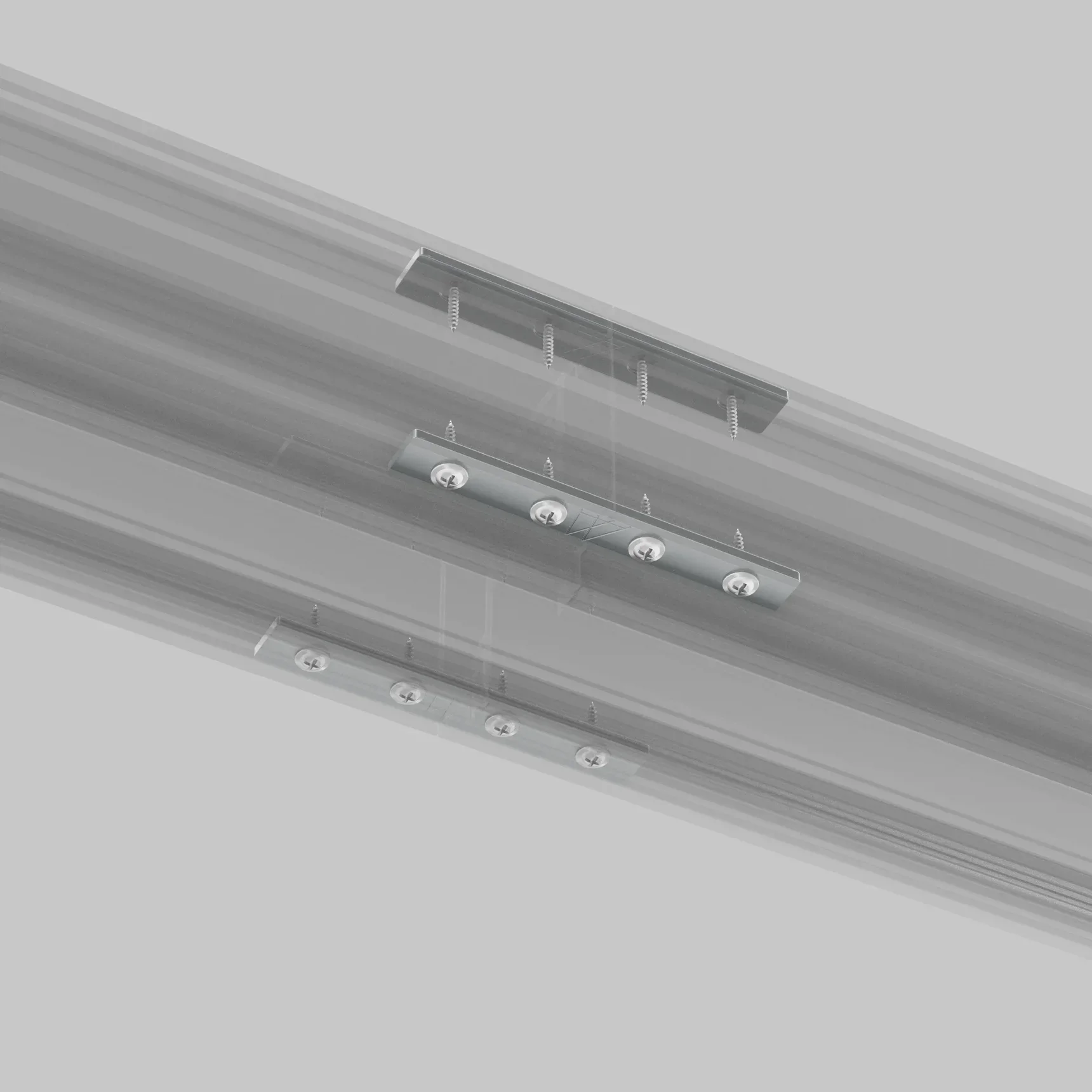 Комплект прямых соединителей для демпферного шинопровода, 4 шт, TRA034D-C-42S
