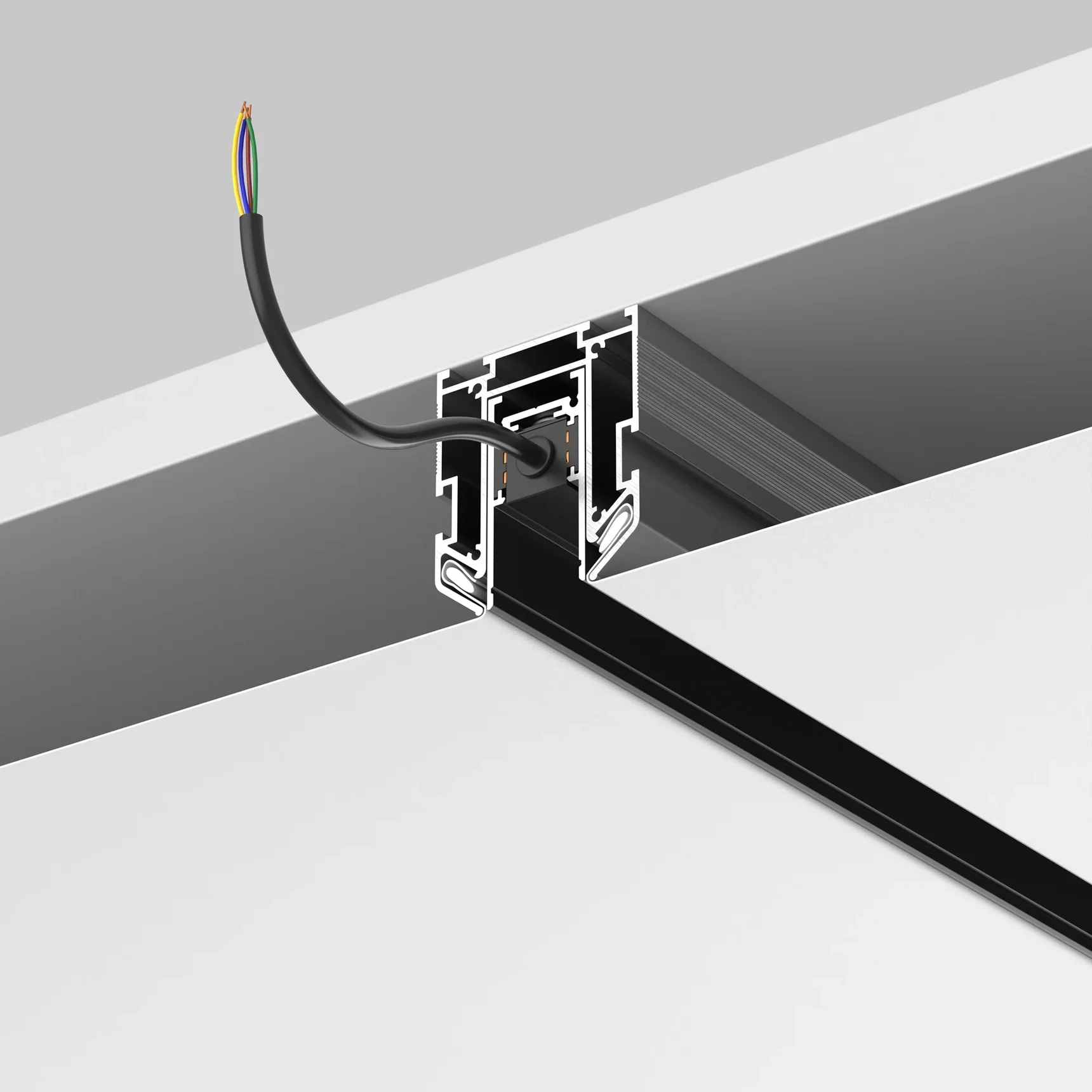 Профиль для монтажа Exility в натяжной ПВХ потолок, 2м, TRA034MP-212S(N)