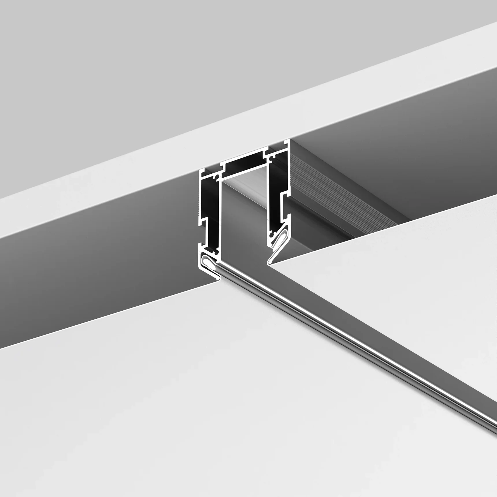 Профиль для монтажа Exility в натяжной ПВХ потолок, 2м, TRA034MP-212S(N)