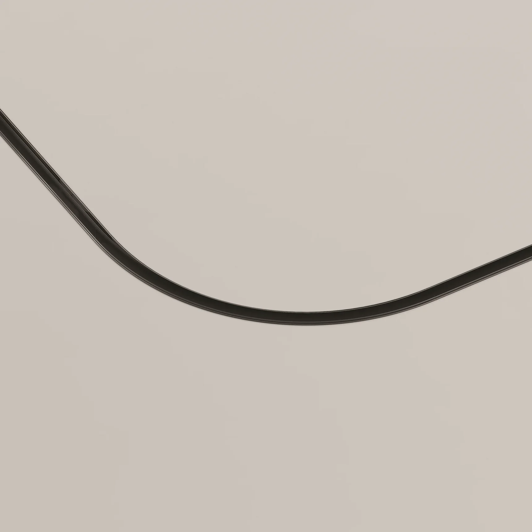 Коннектор радиусный R300 Exility встраиваемый под ГКЛ 12,5 мм, черный, TRA044-angle.12B