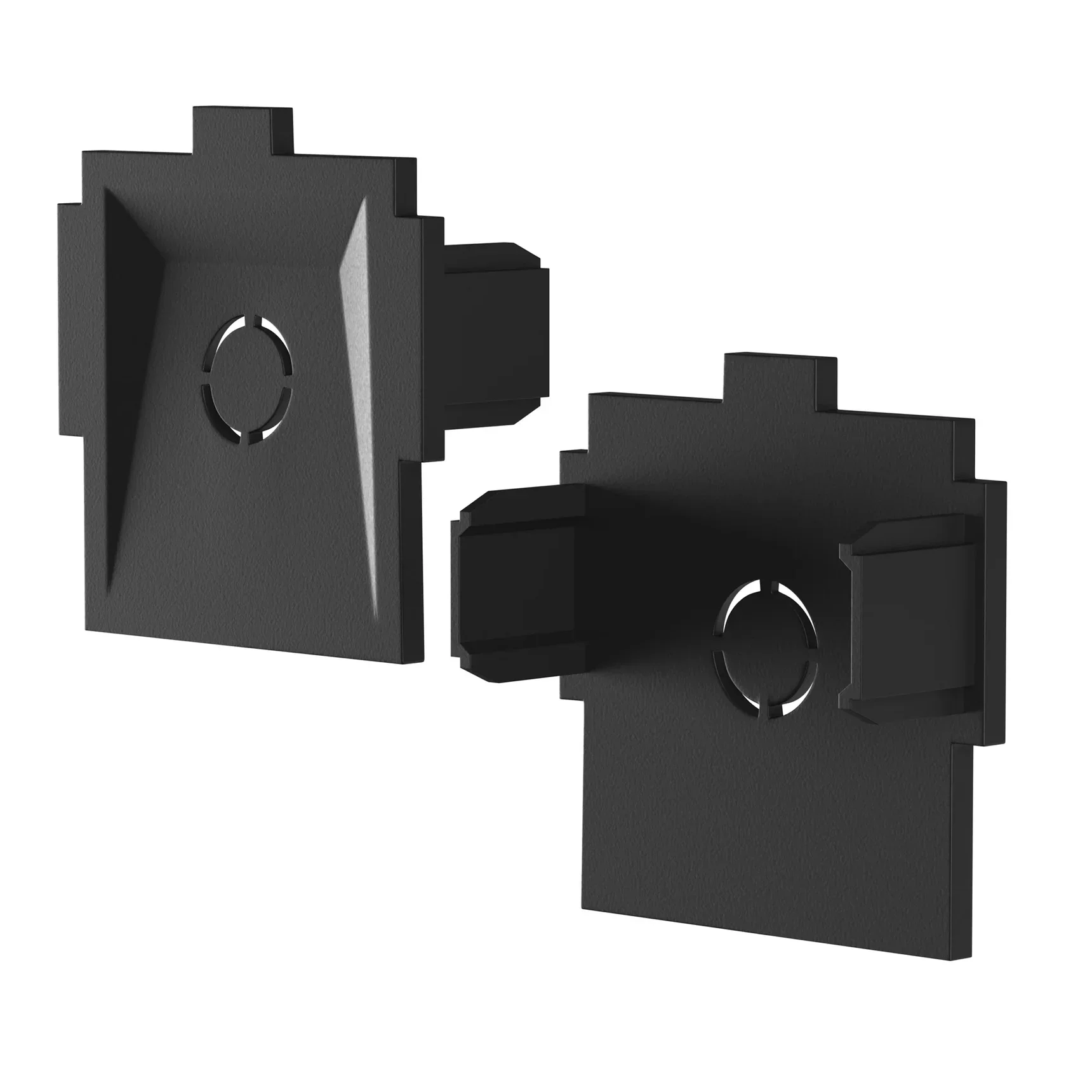 Комплект заглушек к встраиваемому шинопроводу Radity 2шт, TRA084EC-12B