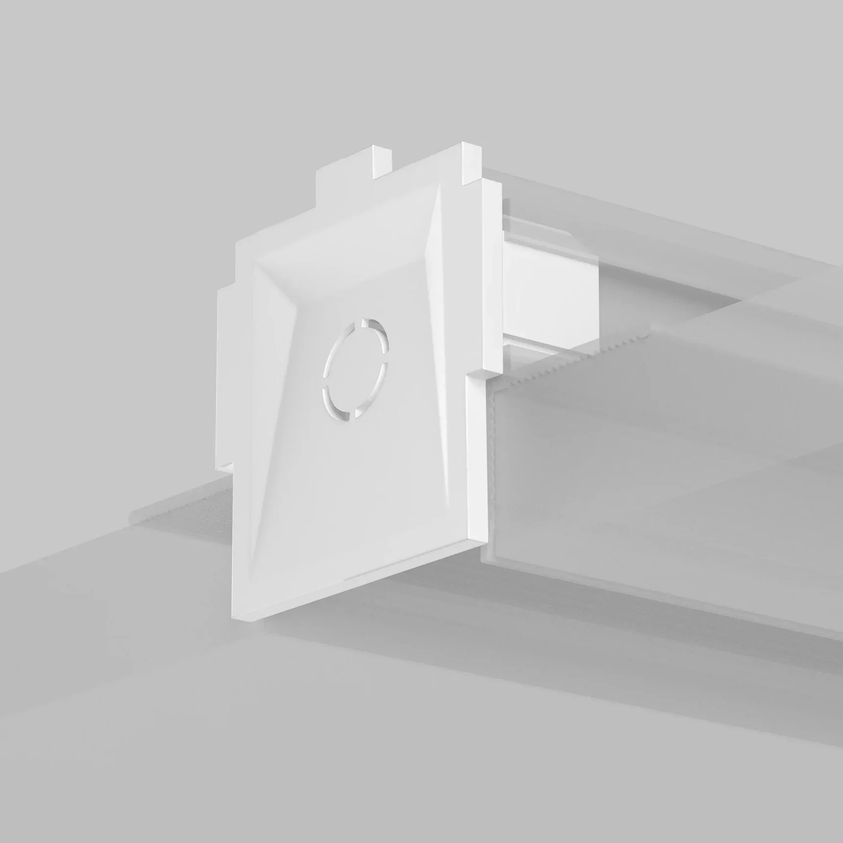 Комплект заглушек к встраиваемому шинопроводу Radity 2шт, TRA084EC-12W