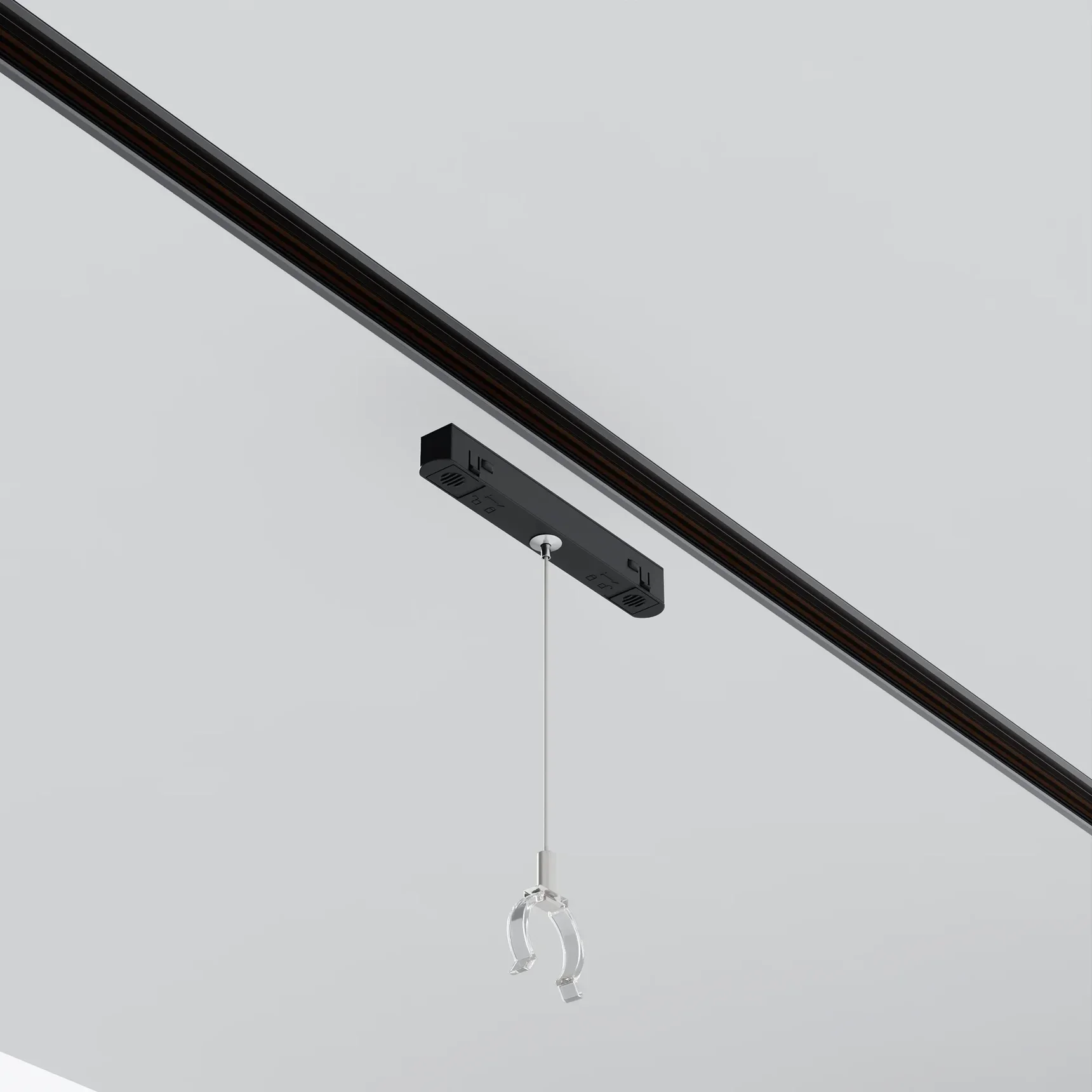 Коннектор с тросовым подвесом Tau в шинопровод Exility, TRA101SWT-2B