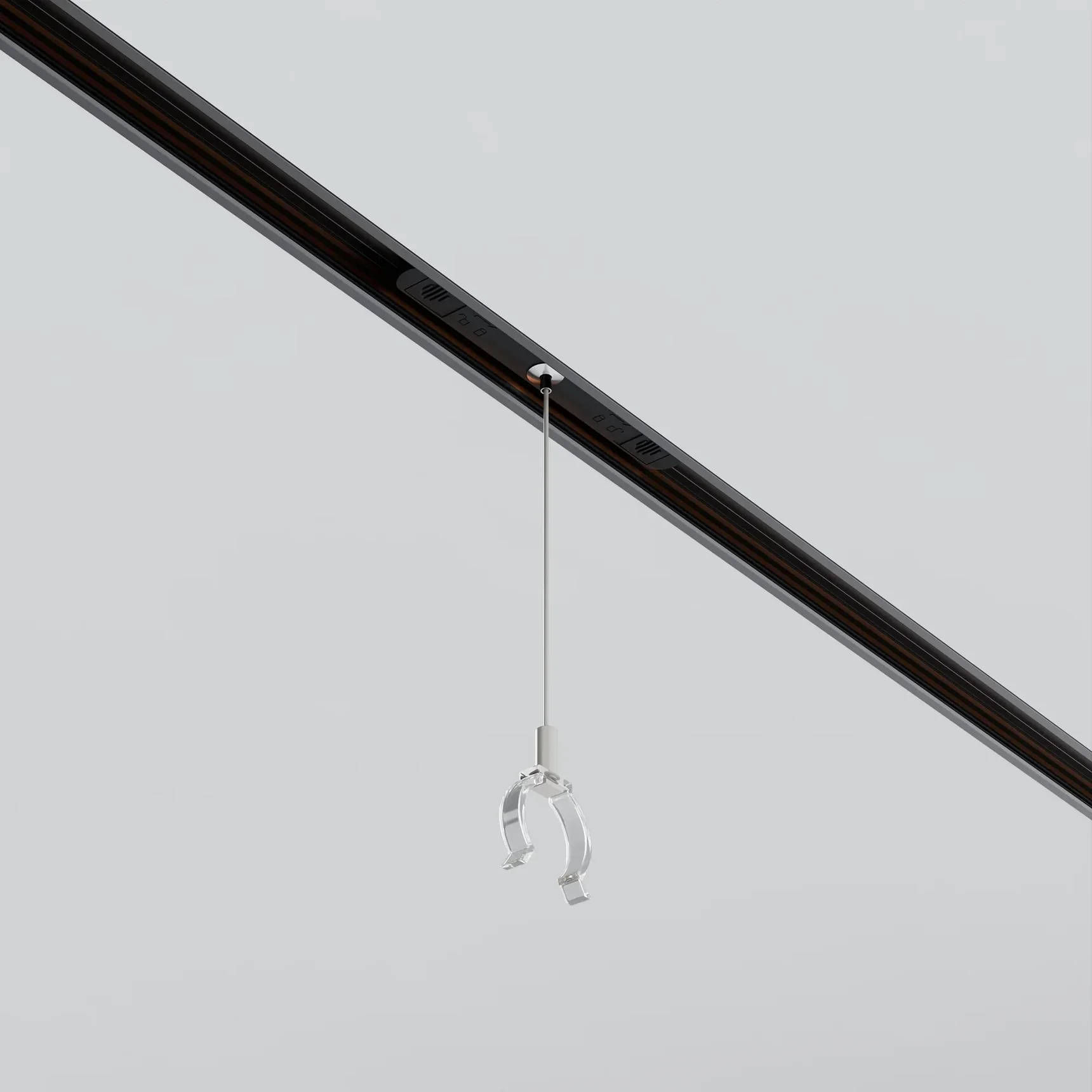 Коннектор с тросовым подвесом Tau в шинопровод Exility, TRA101SWT-2B