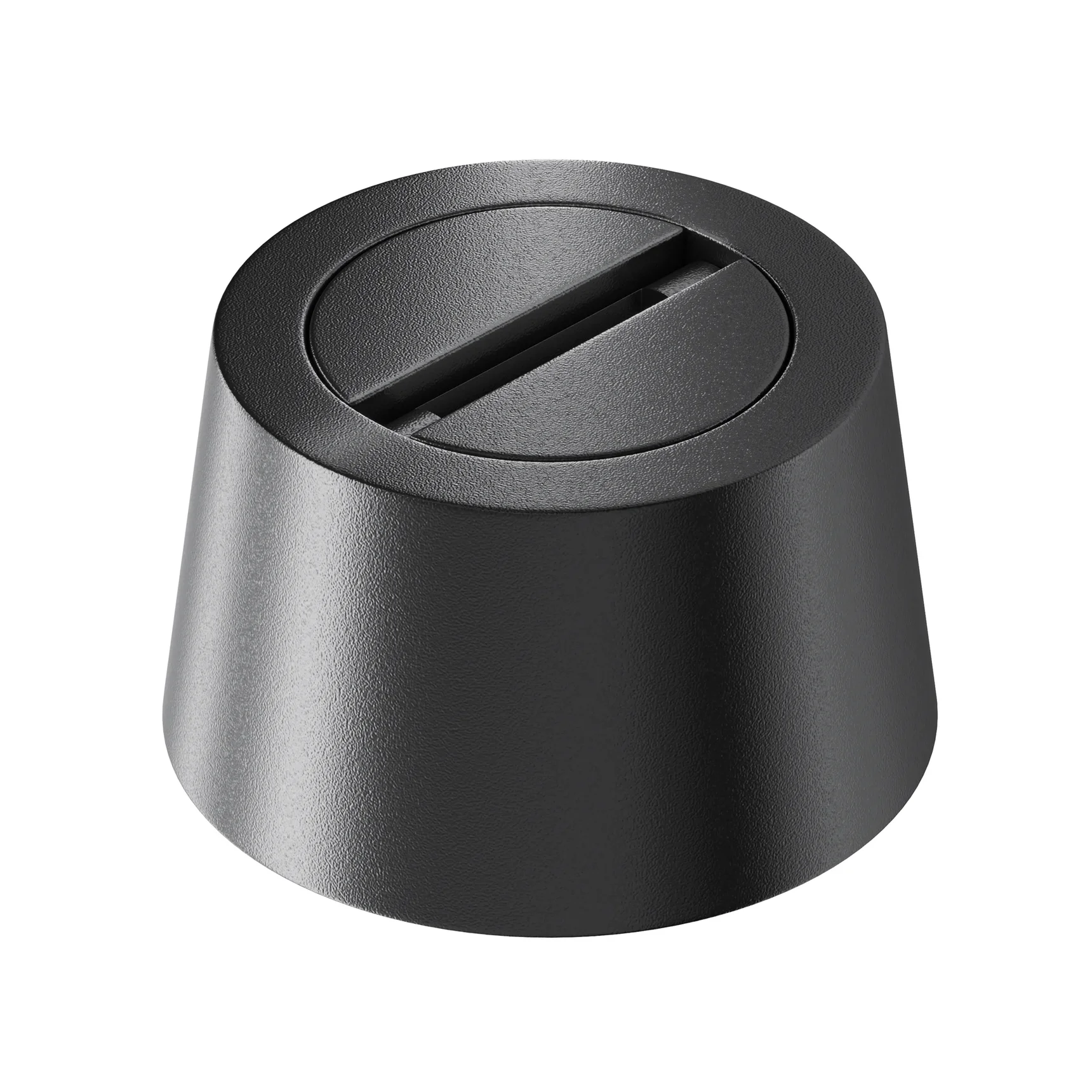 Чаша накладная Parity для двойного вывода ленты черная, TRA130CRDuo-B