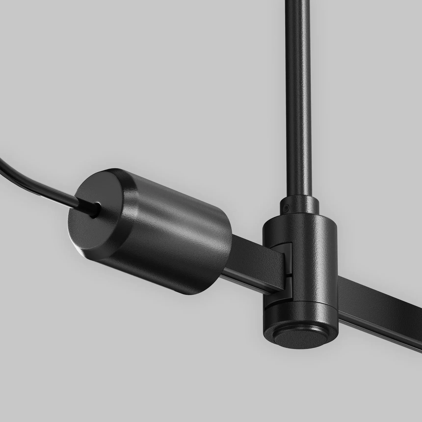 Ввод питания боковой Flarity черный, TRA154C-SB1-B