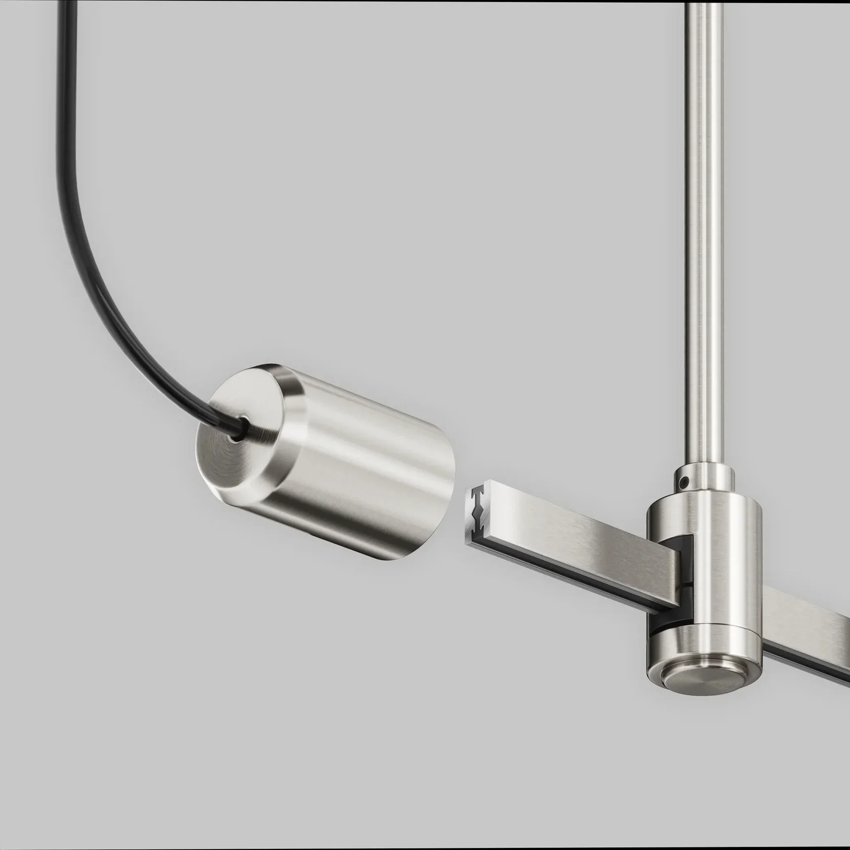 Ввод питания боковой Flarity платина, TRA154C-SB1-PT