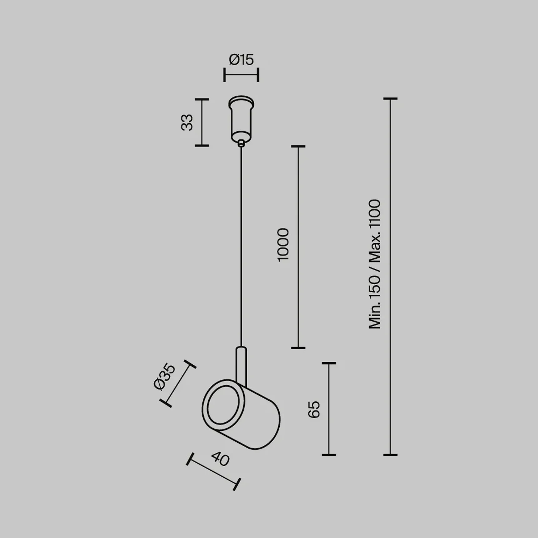 Потолочный коннектор с тросовым подвесом Tau в шинопровод Flarity черный, TRA154CSW-1B