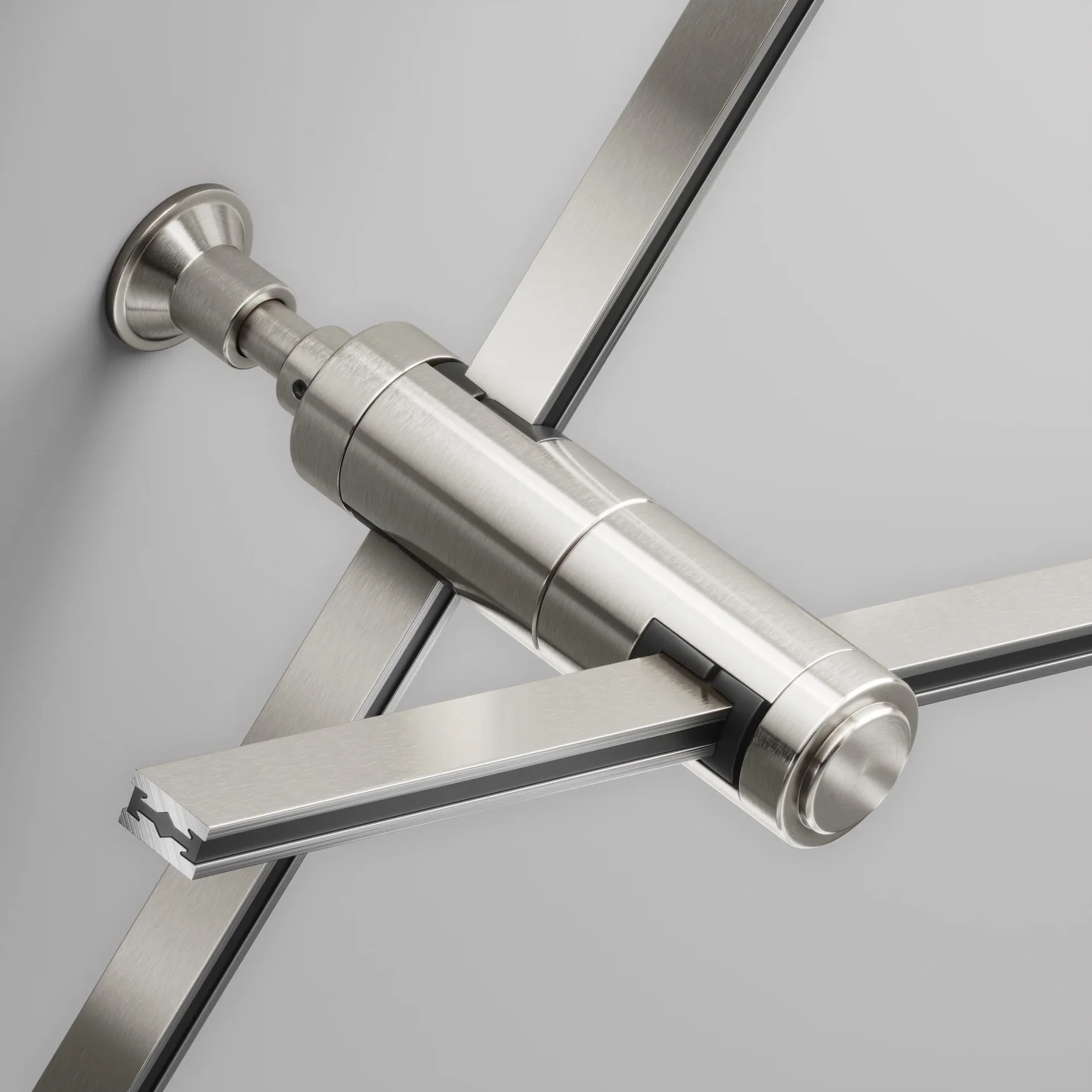 Крепление настенное Wall двойное Flarity платина, TRA155CW-D1-PT