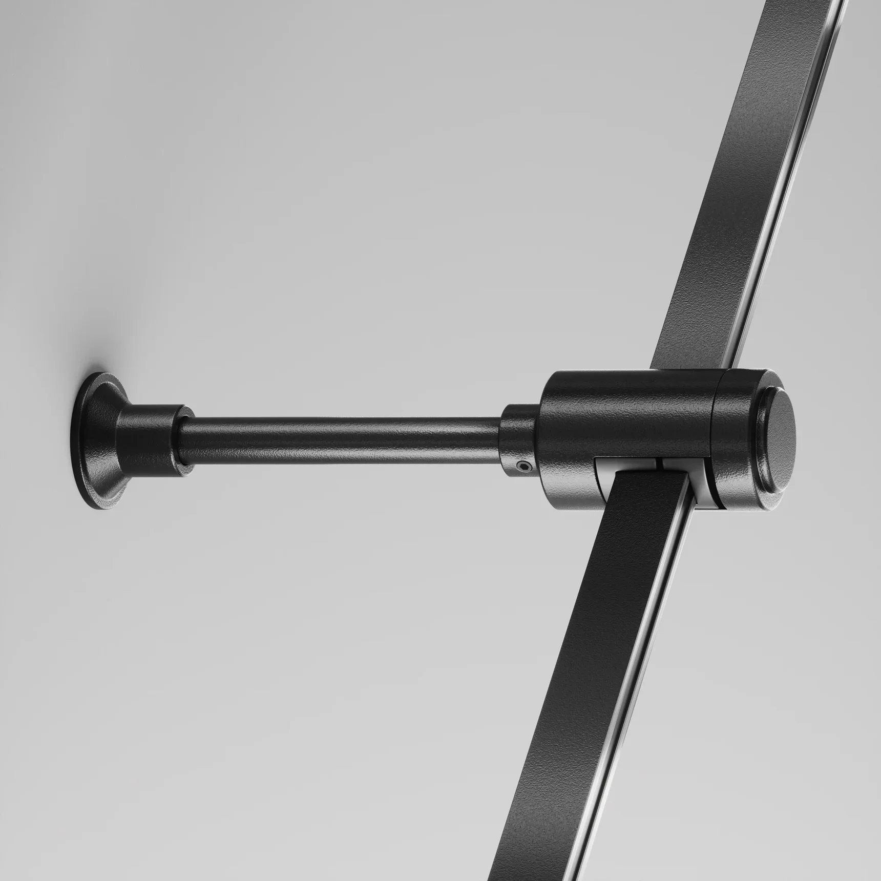 Крепление настенное Wall одинарное удлиненное Flarity черный, TRA155CW-SL1-B