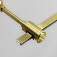 Крепление настенное Wall одинарное удлиненное Flarity латунь, TRA155CW-SL1-BS