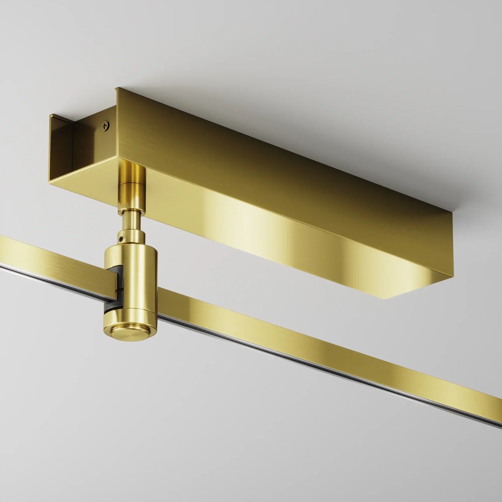 Основание потолочное Short для блока питания с вводом питания Flarity латунь, TRA156C-BB1-BS