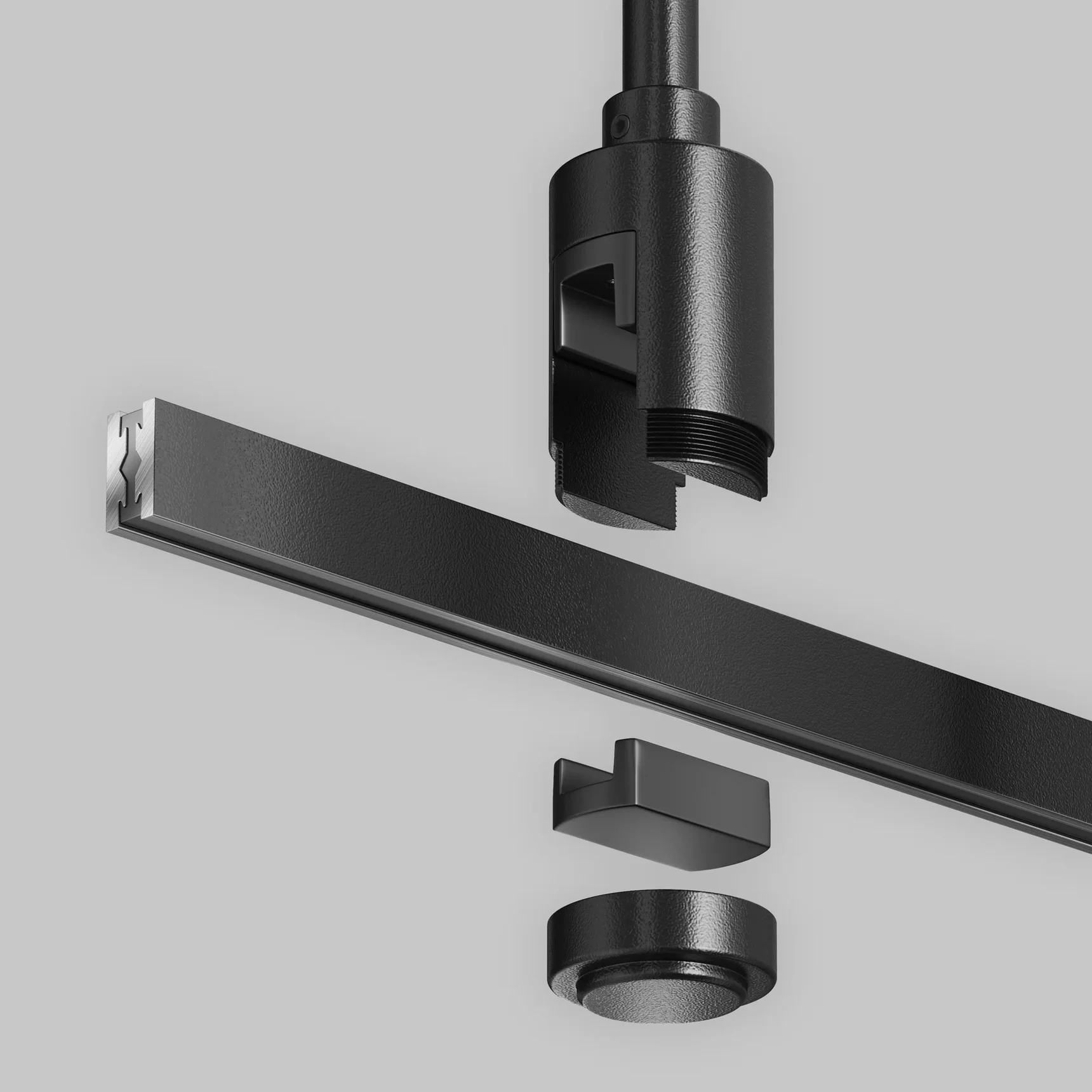 Крепление потолочное Short одинарное 138мм Flarity черный, TRA156C-SL1-B