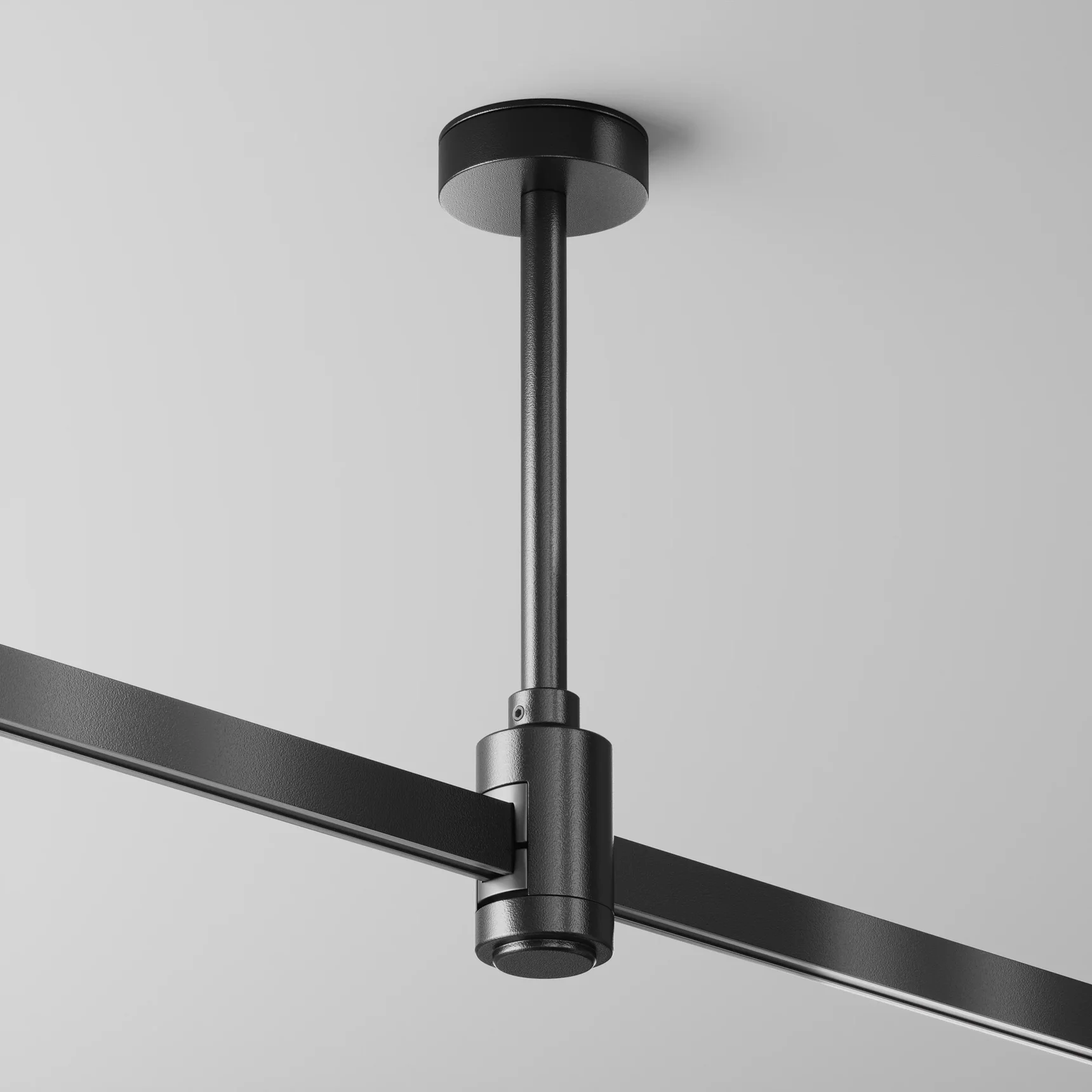 Крепление потолочное Short одинарное 138мм Flarity черный, TRA156C-SL1-B