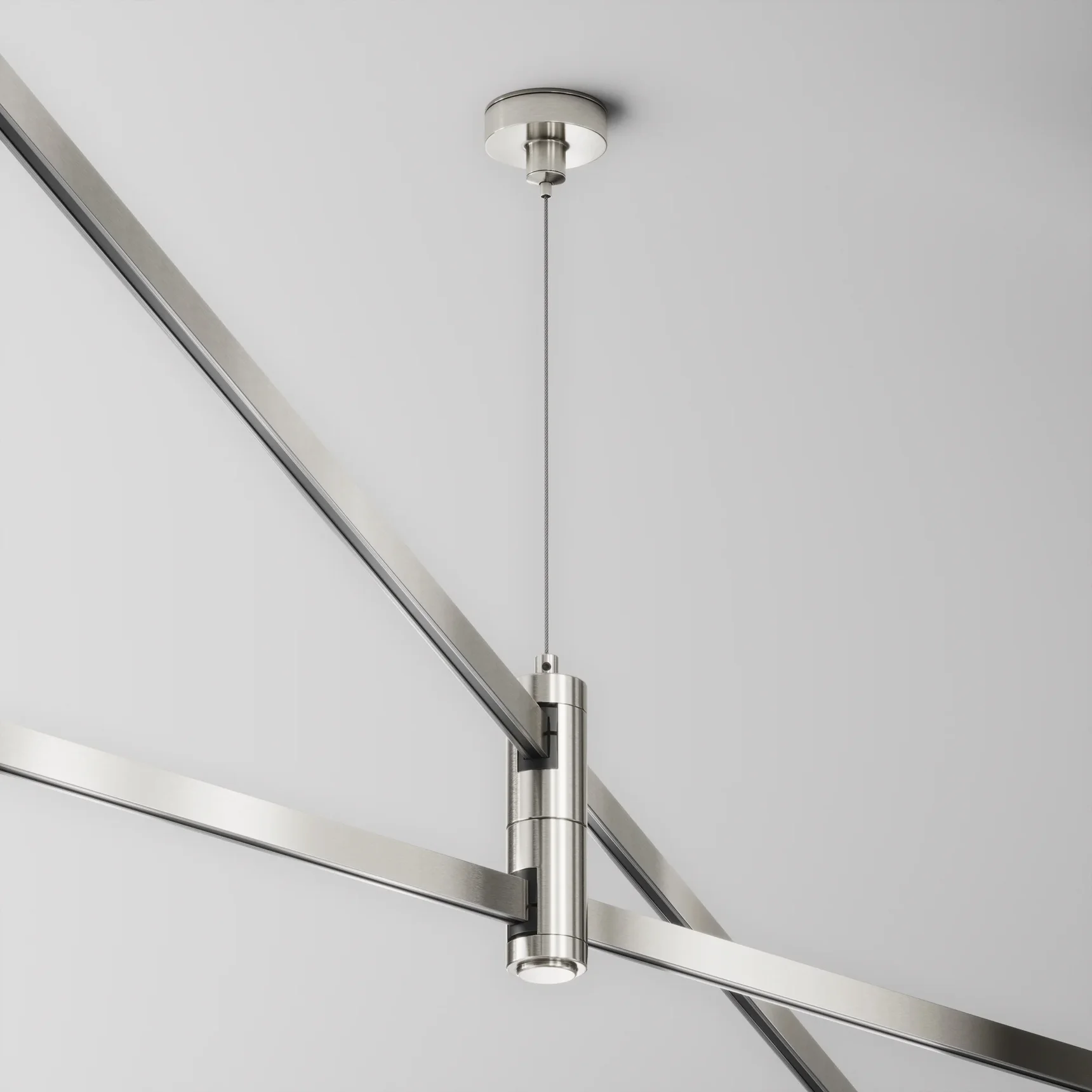 Подвес тросовый Hang двойной Flarity платина, TRA157SW-D1-PT