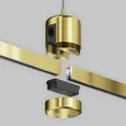 Подвес тросовый Hang с прямым коннектором питания Flarity латунь, TRA157SW-IPC1-BS