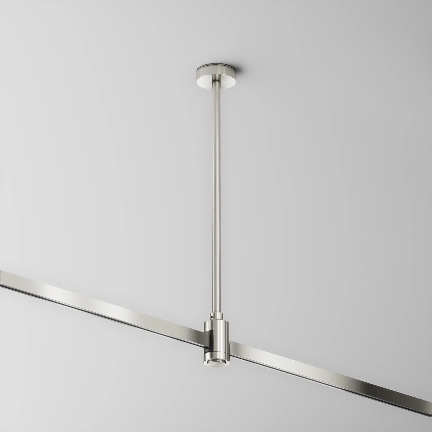 Крепление потолочное Medium 300мм с вводом питания Flarity платина, TRA158C-B1-PT