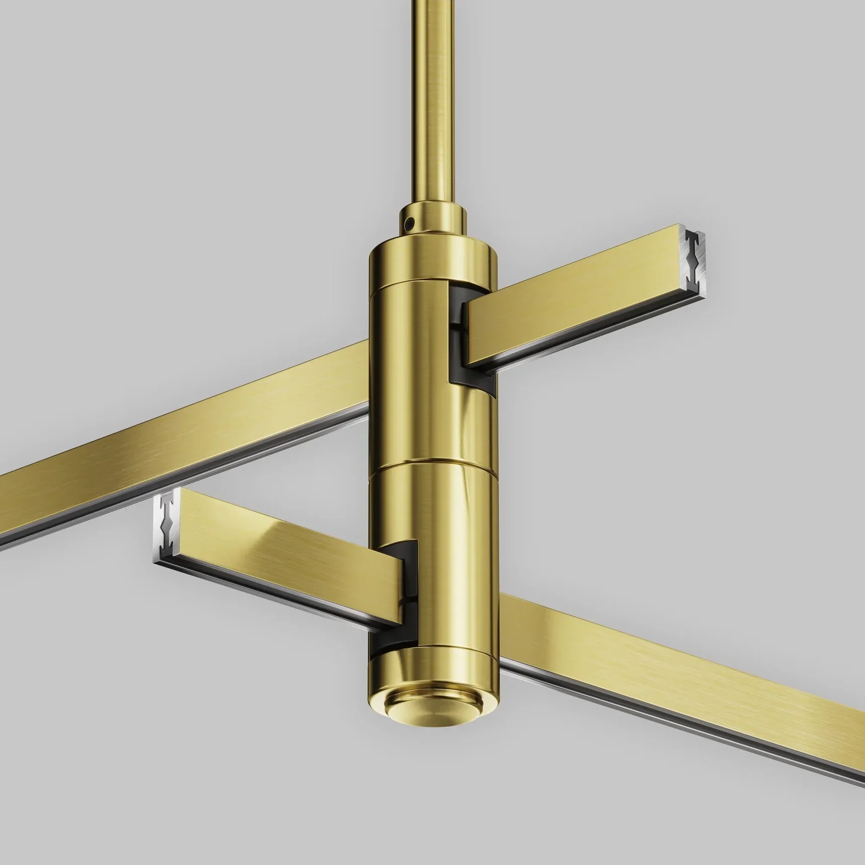 Крепление потолочное Medium двойное 300мм Flarity латунь, TRA158C-D1-BS