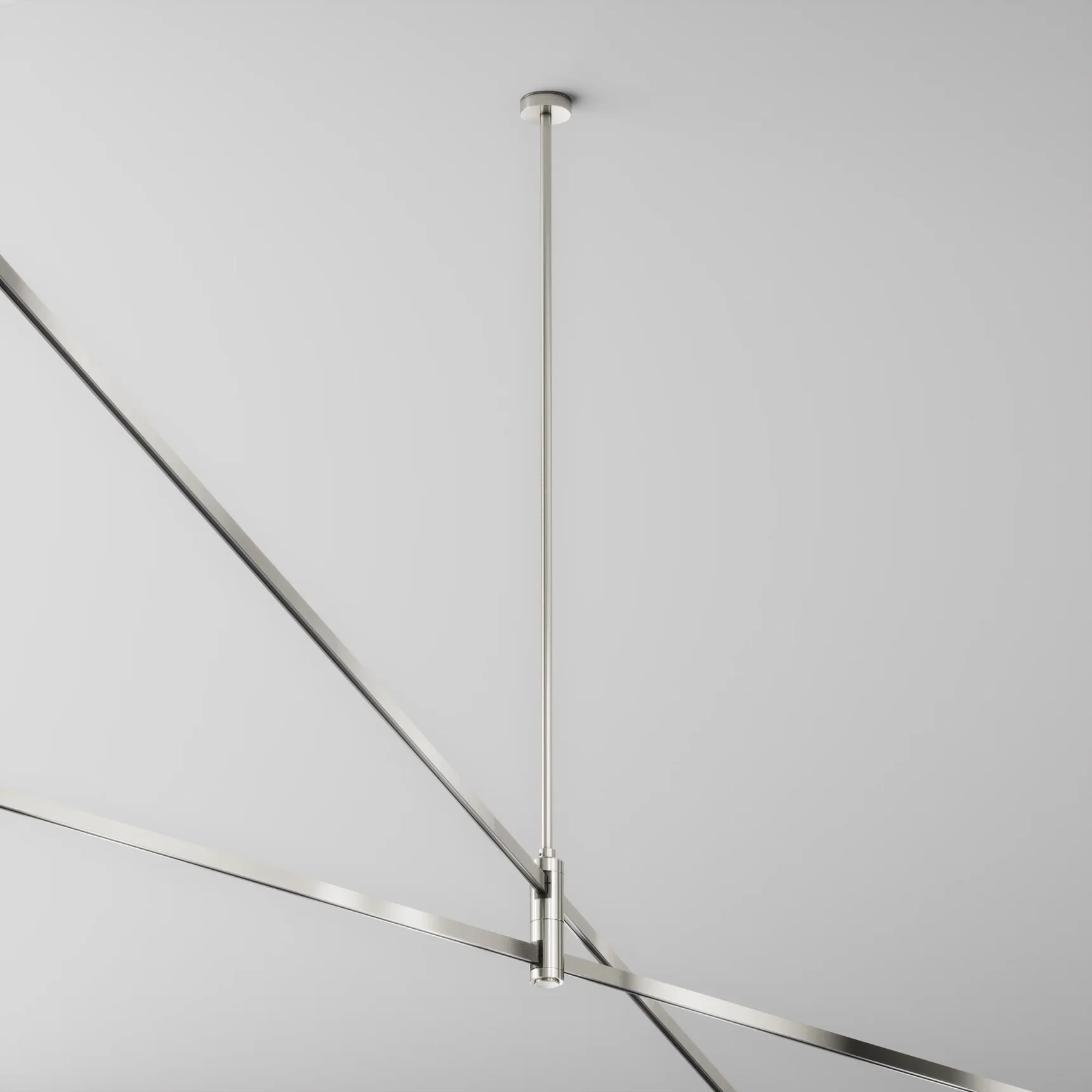 Крепление потолочное Long двойное 700мм Flarity платина, TRA159C-D1-PT