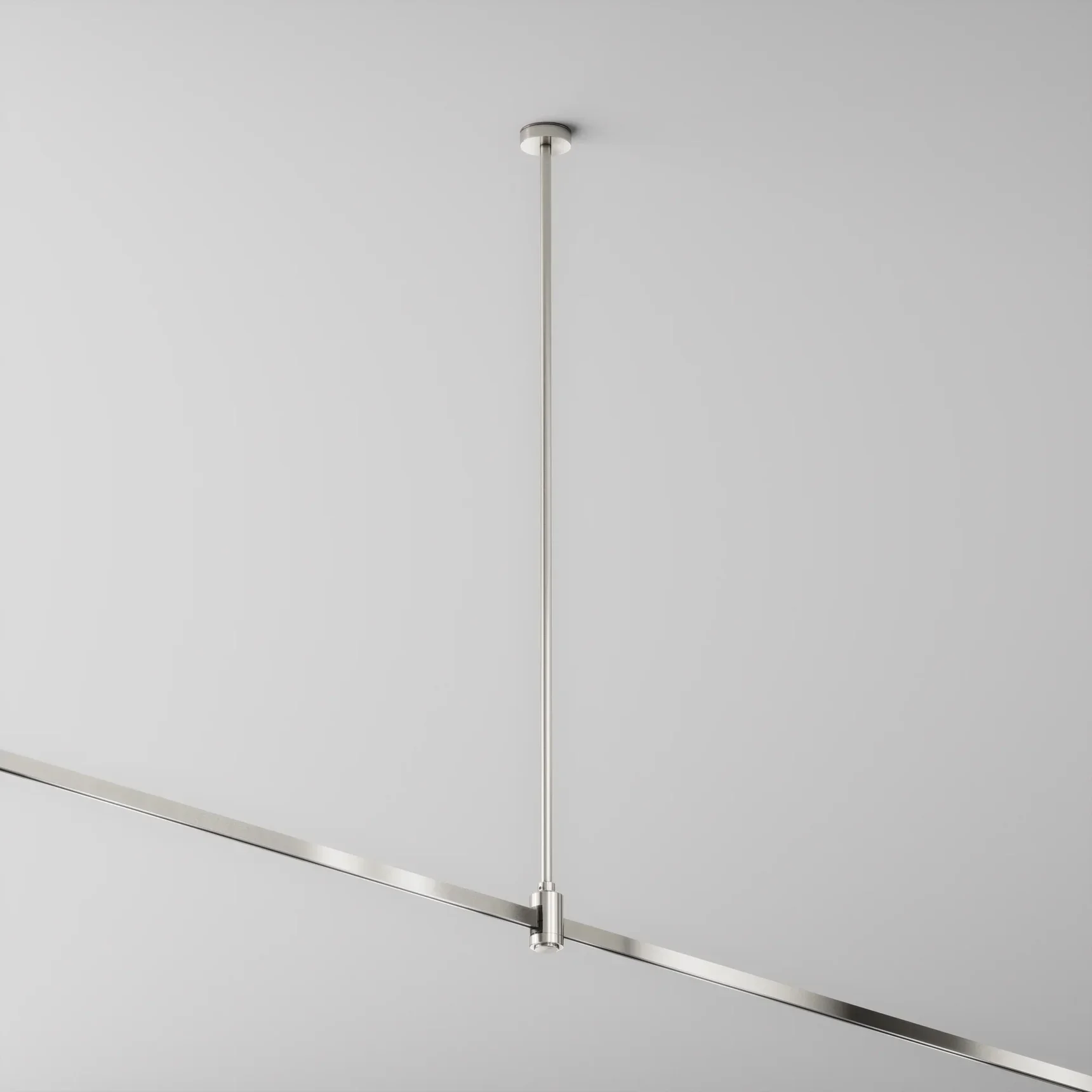 Крепление потолочное Long одинарное 700мм Flarity платина, TRA159C-S1-PT