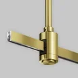 Крепление потолочное Long одинарное 760мм Flarity латунь, TRA159C-SL1-BS