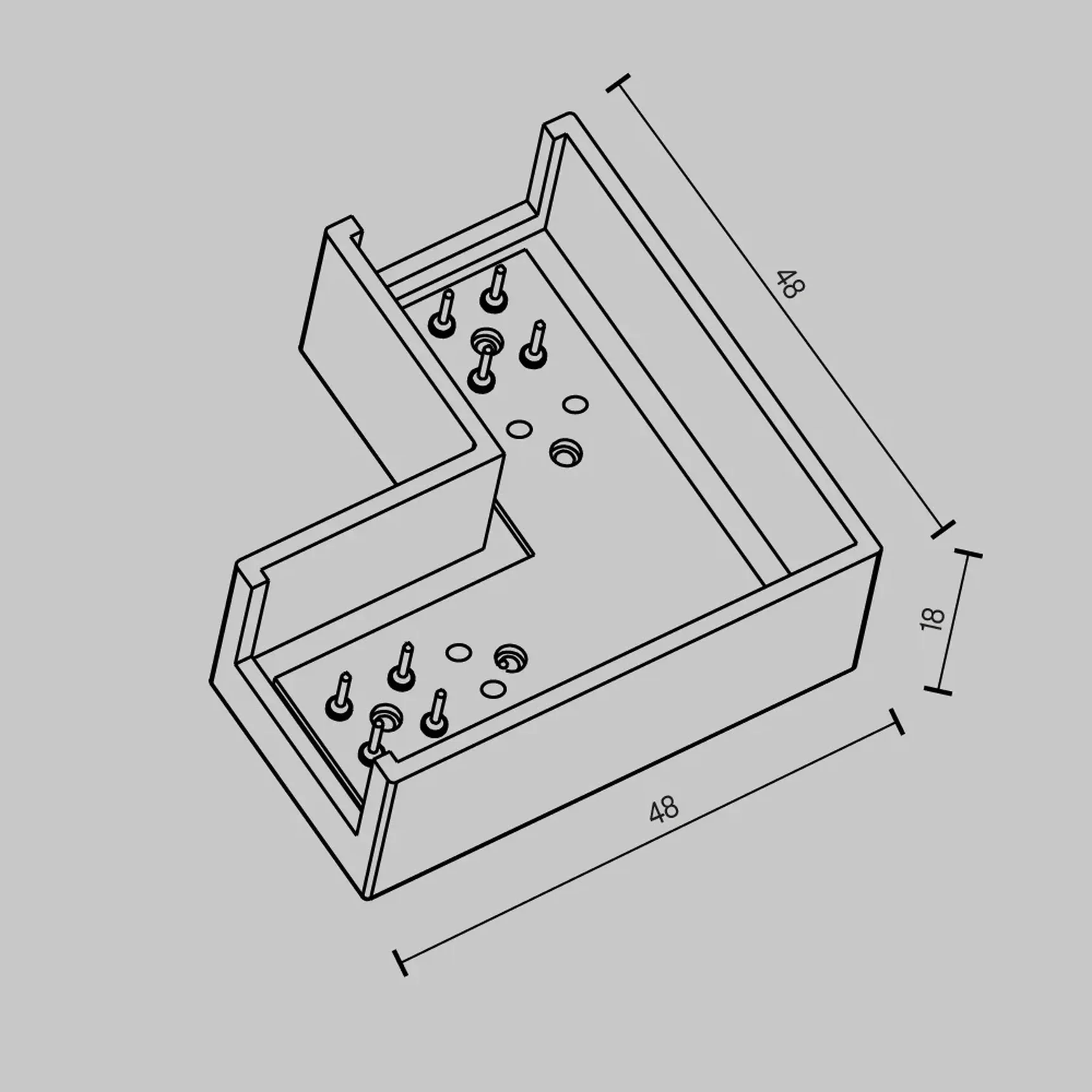Коннектор питания угловой Elasity, TRA160CL-11B