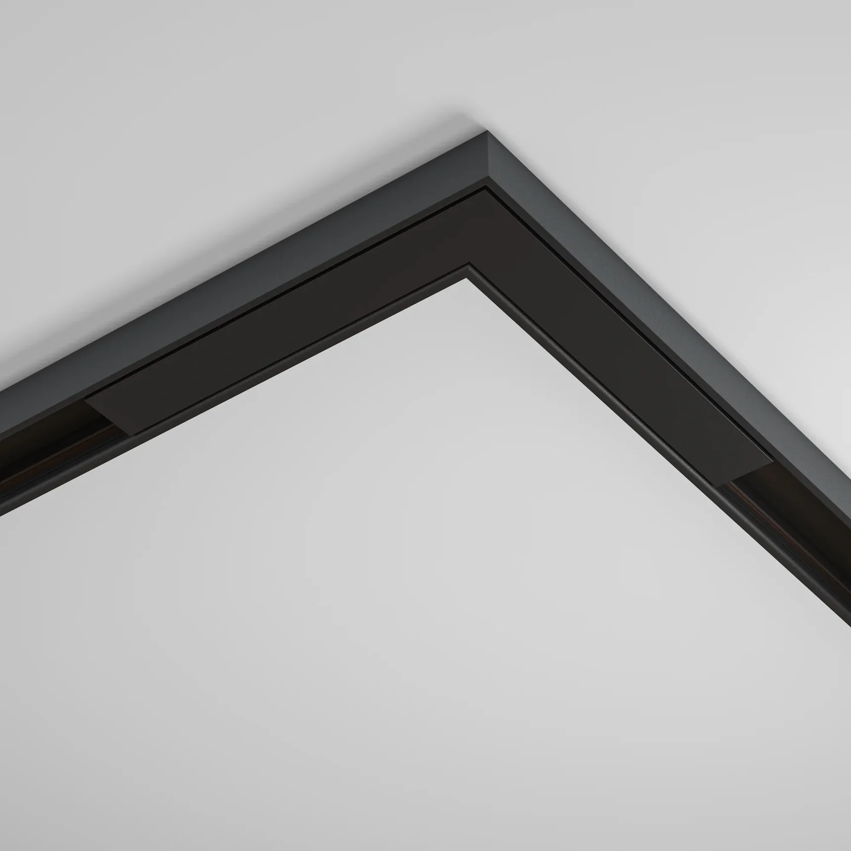 Коннектор угловой, накладной Basity, черный, TRA172CL-11B