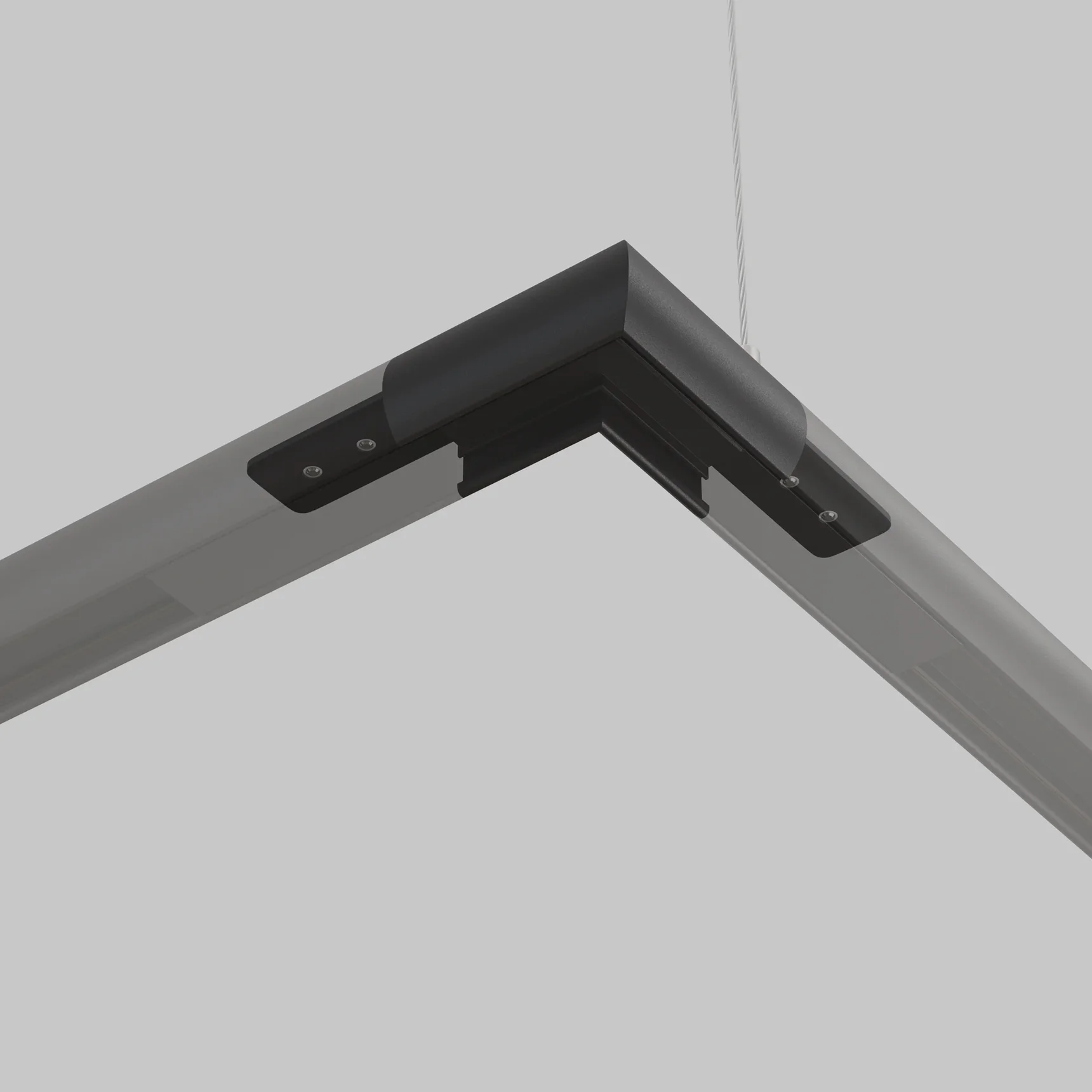 Коннектор угловой круглый Basity, черный, TRA172CL-R-11B