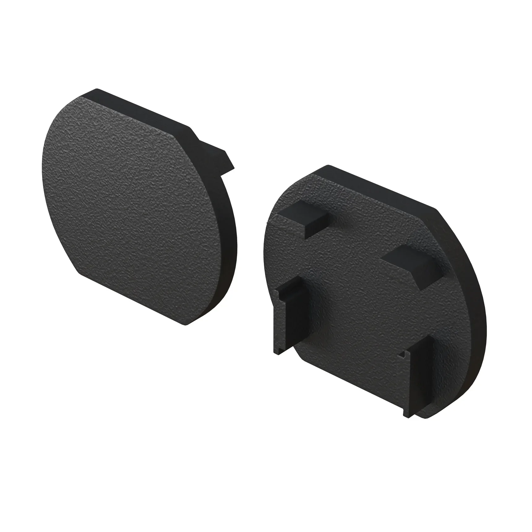 Заглушка для круглого шинопровода, 2 шт. Basity, черный, TRA172EC-R-11B