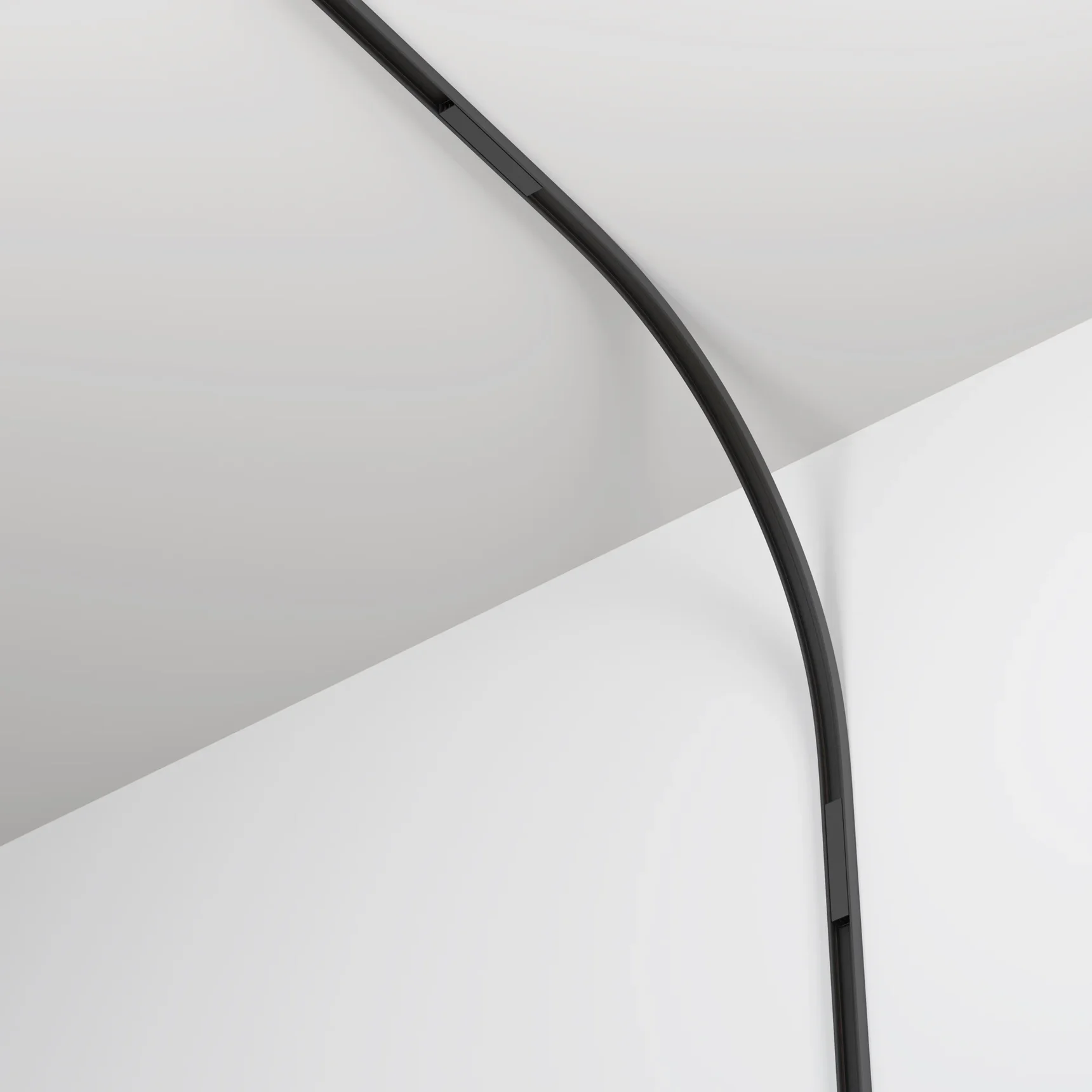 Коннектор радиусный внутренний R300 Basity, черный, TRA172ICL-R300-11B