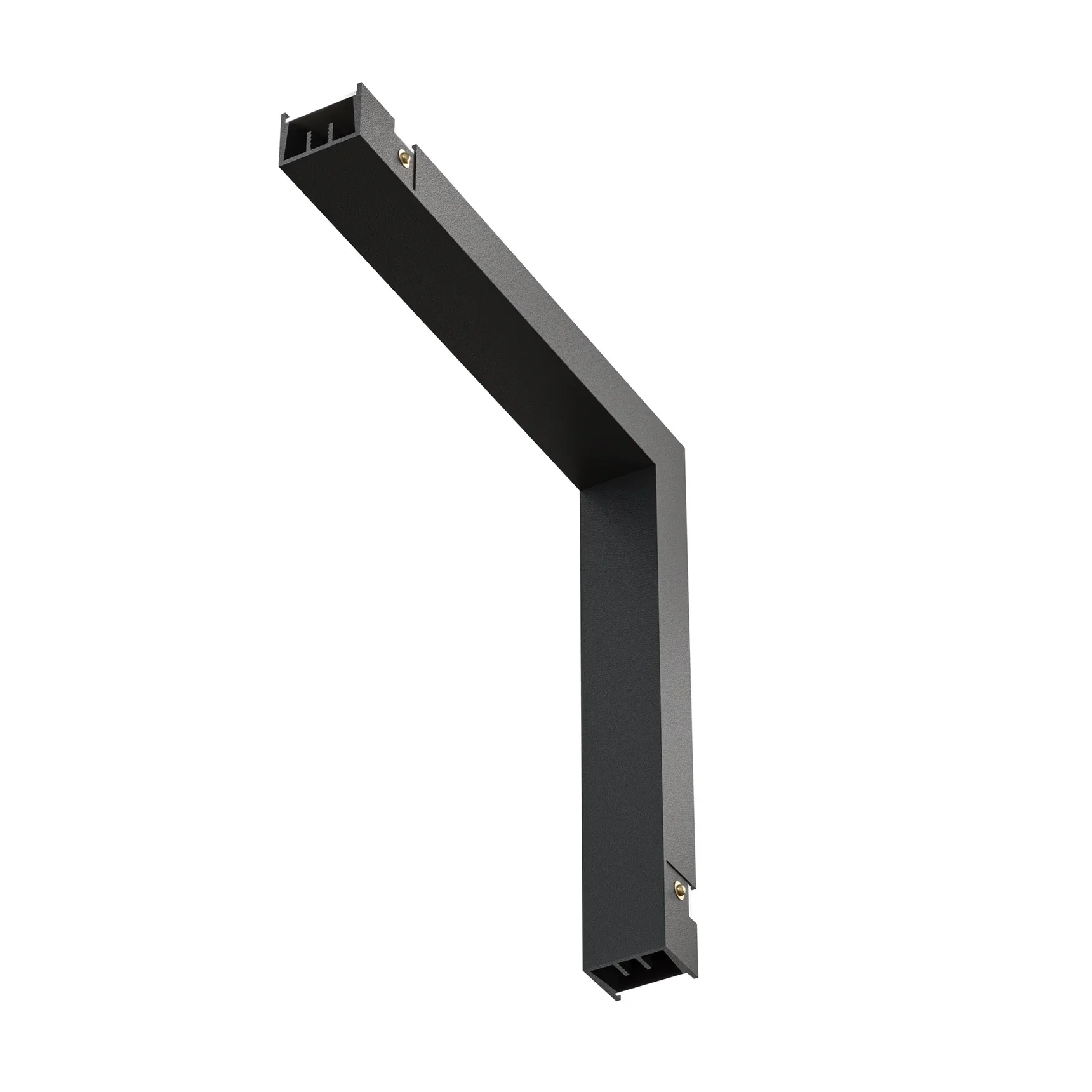 Коннектор питания угловой внутренний Basity, черный, TRA172ICPC-1B