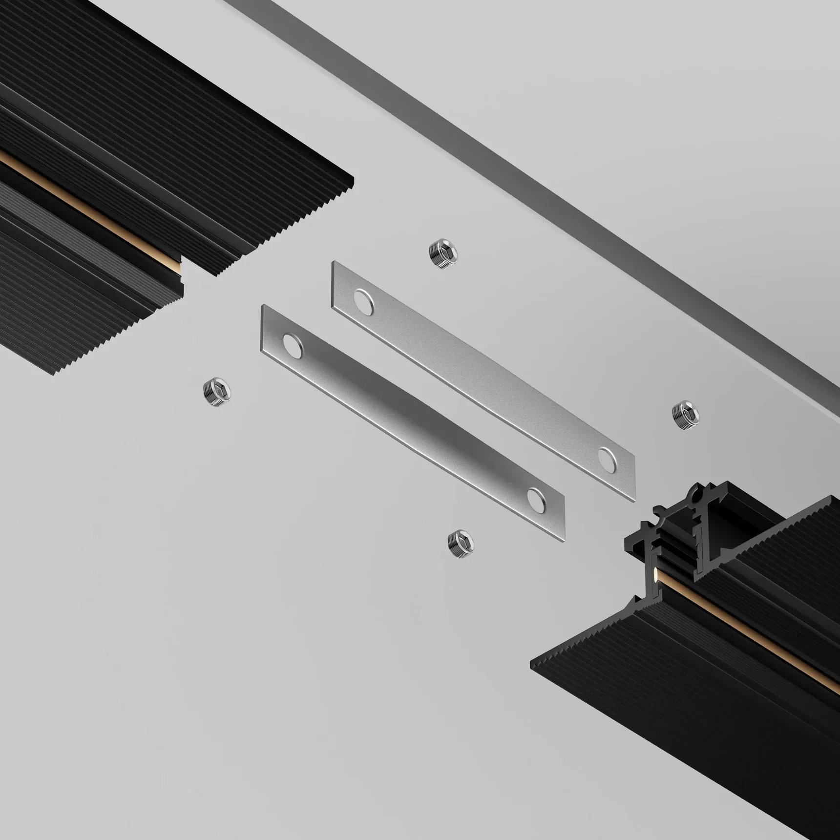 Коннектор прямой для шинопровода Levity, 2шт, TRA184C-12S