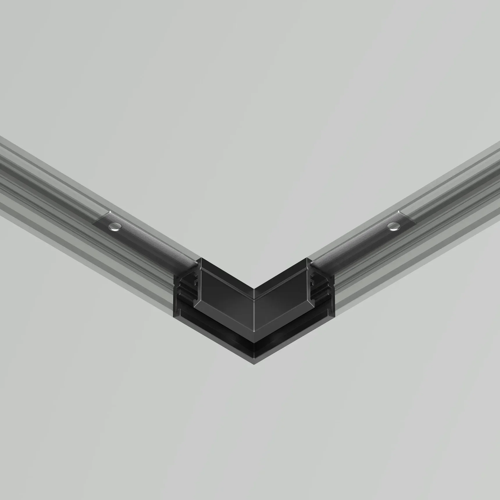 Коннектор угловой, накладной Levity, TRA184CL-11B